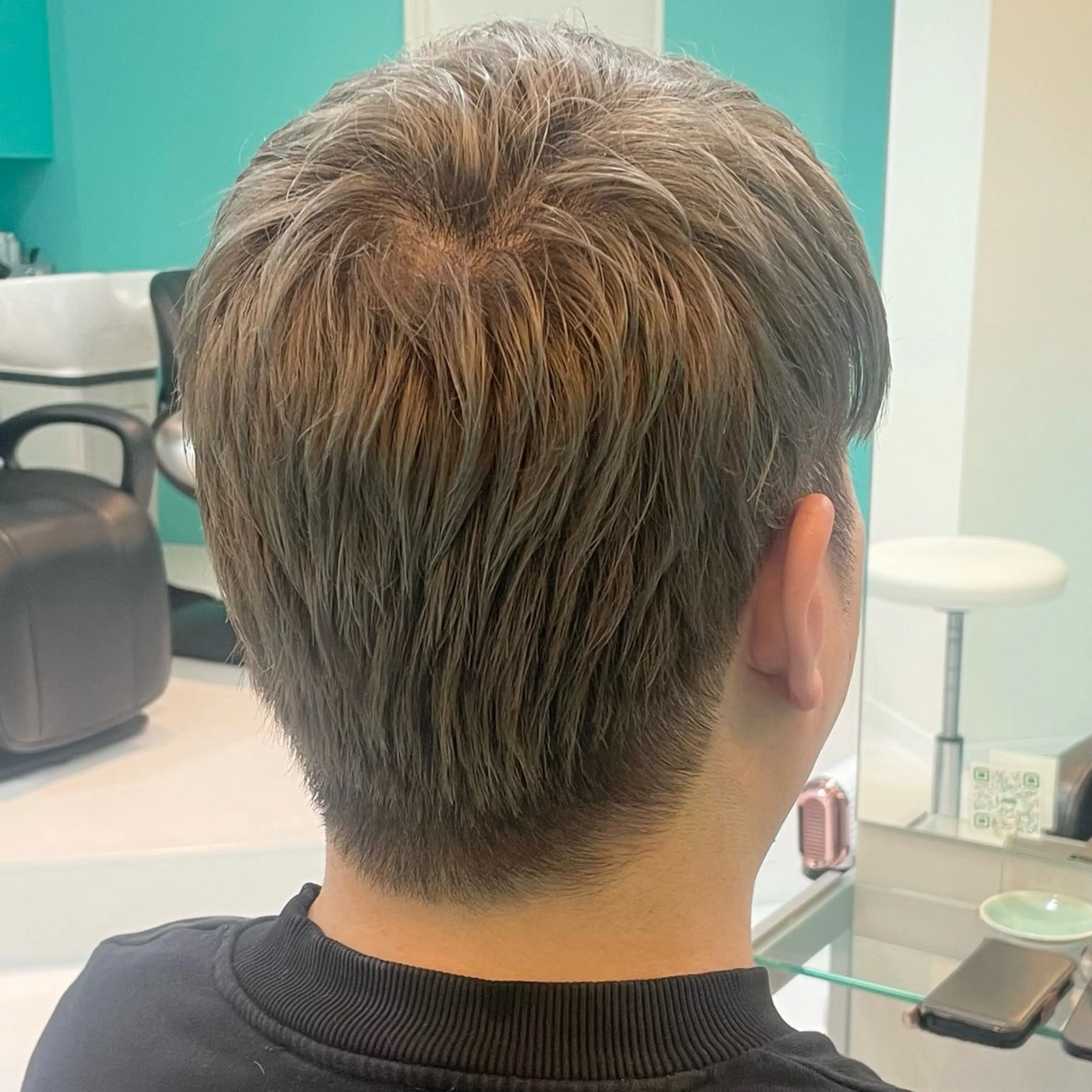 ショート カラー メンズ Natsuki‎🤍 透明感×艶カラー🫧のヘアスタイル