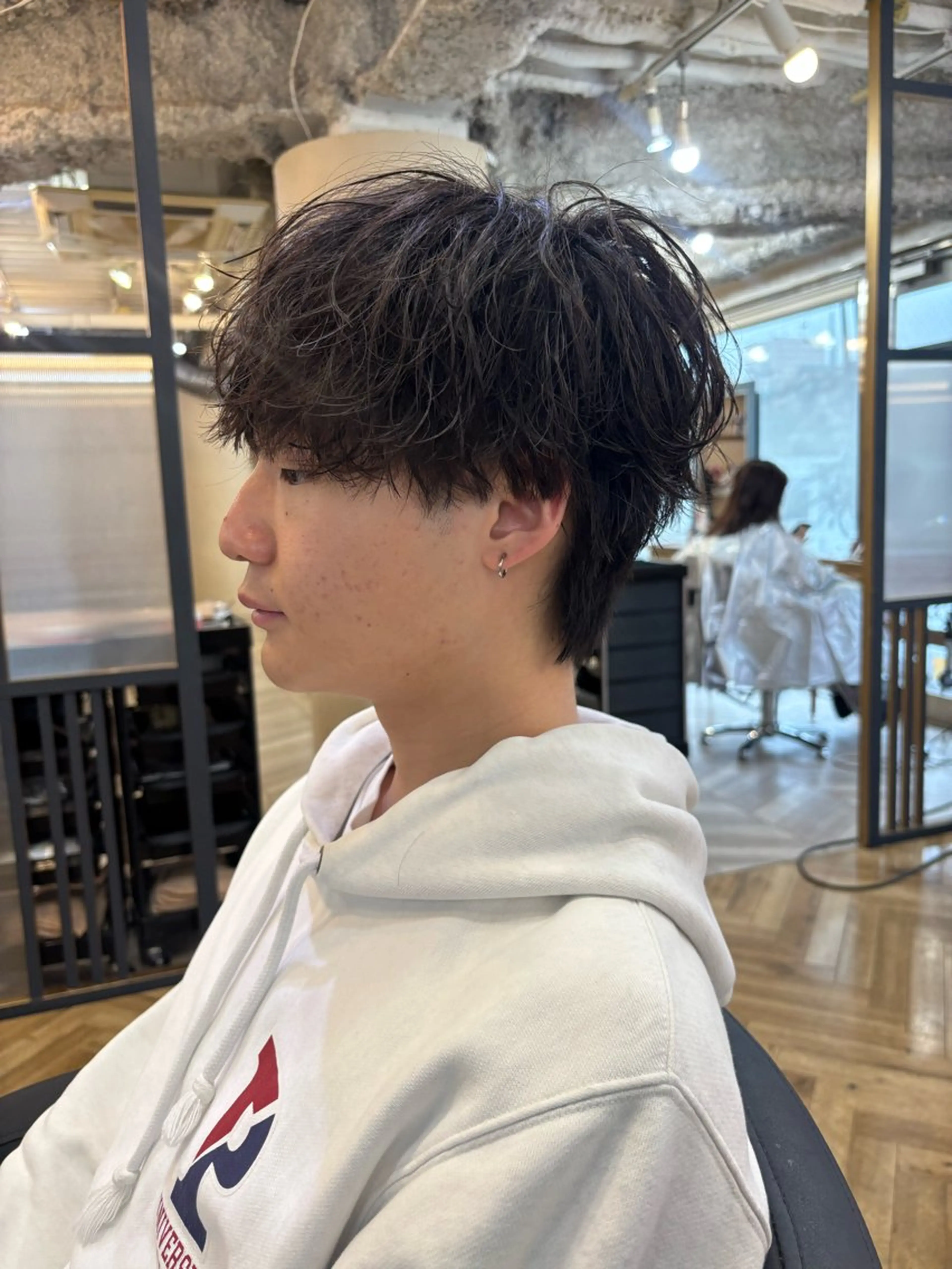 メンズ マッシュ メンズパーマ 波巻きパーマ 高橋祐一/ メンズ特化美容師のヘアスタイル