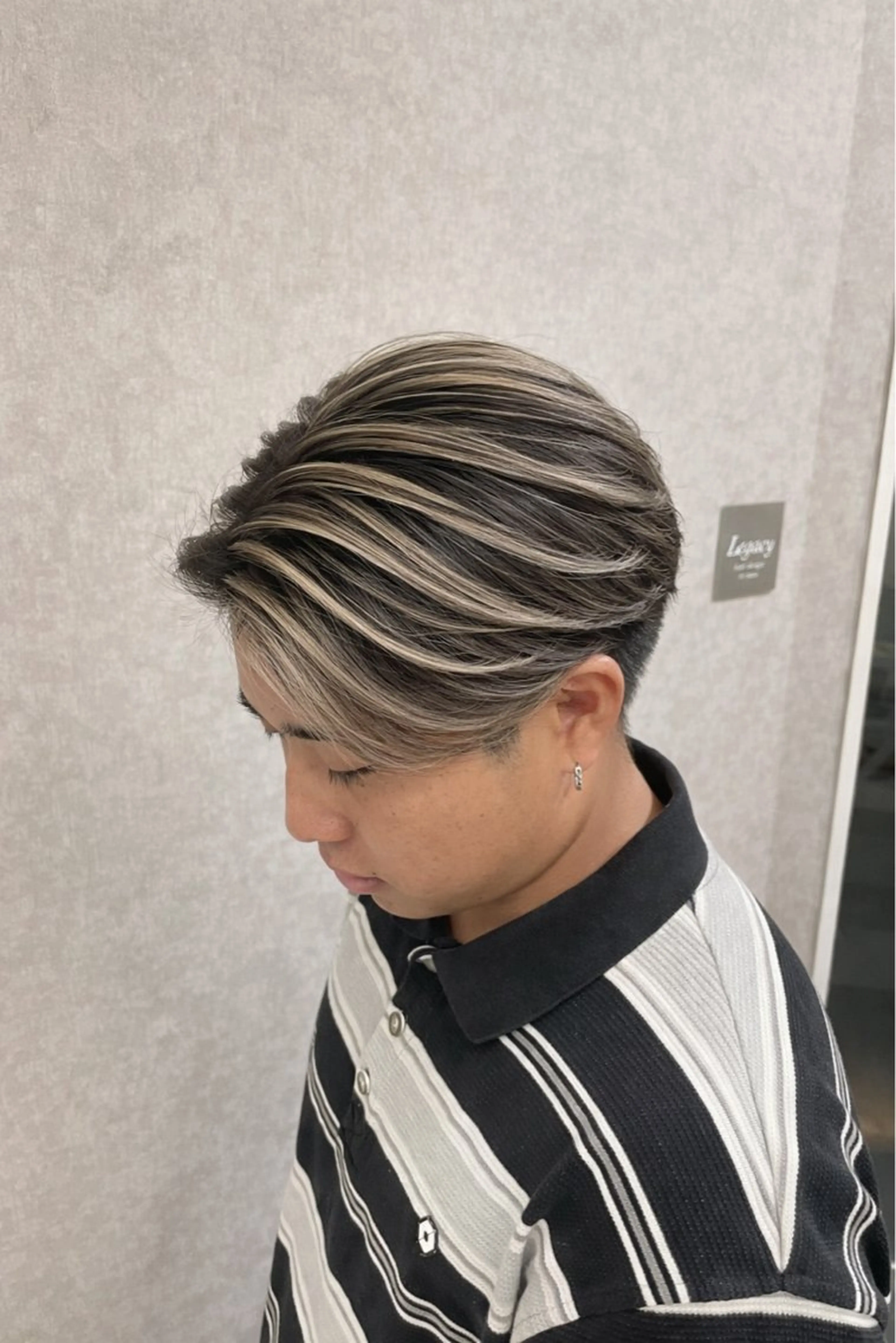 カラー メンズ メンズバレイヤージュ バレイヤージュ ヘアカラー ブリーチ特化|メンズ 支持率◎ Takuのヘアスタイル