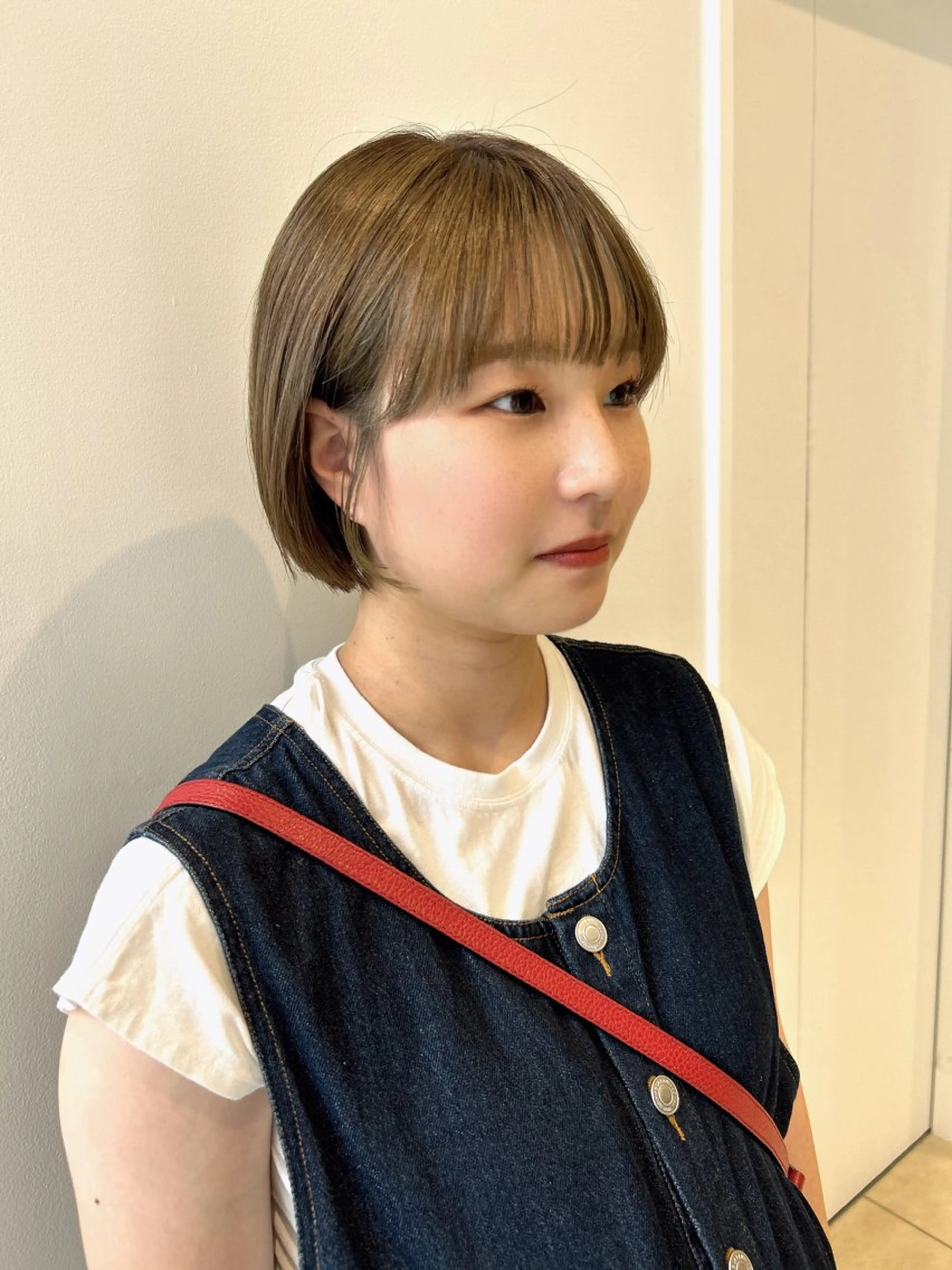 ショート ボブ くびれヘア 外ハネヘア 縮毛矯正 カット ヘアカラー トリートメント 美髪矯正/ 伊藤 更のヘアスタイル