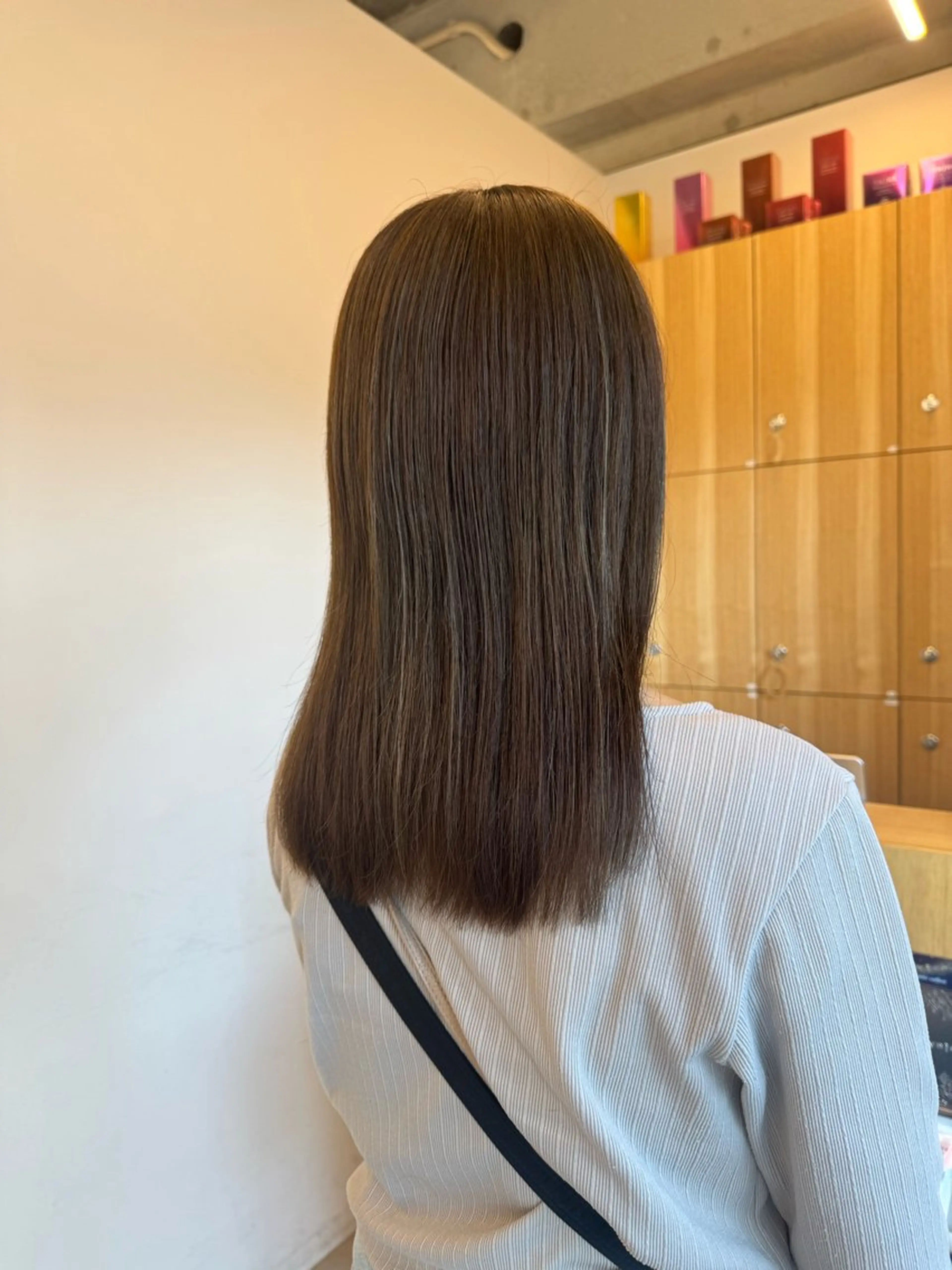 カラー うるツヤカラー💖 なるみももかのヘアスタイル