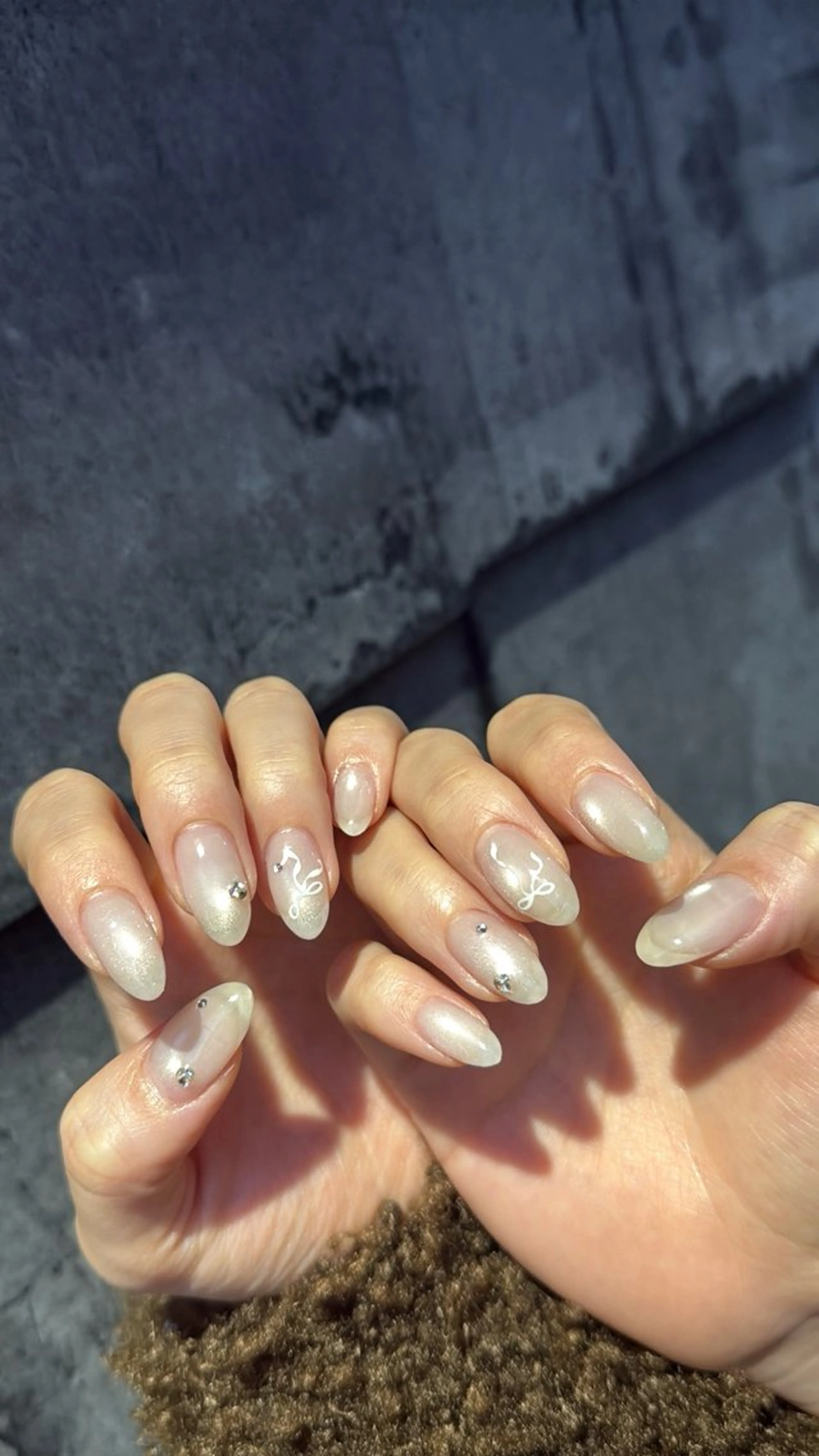 ネイル フラッシュネイル フットネイル フレンチネイル 韓国ネイル マグネットネイル ハンドネイル SAKU  nail[サクネイル]所属・SAKU nail 作島茜のネイルデザイン