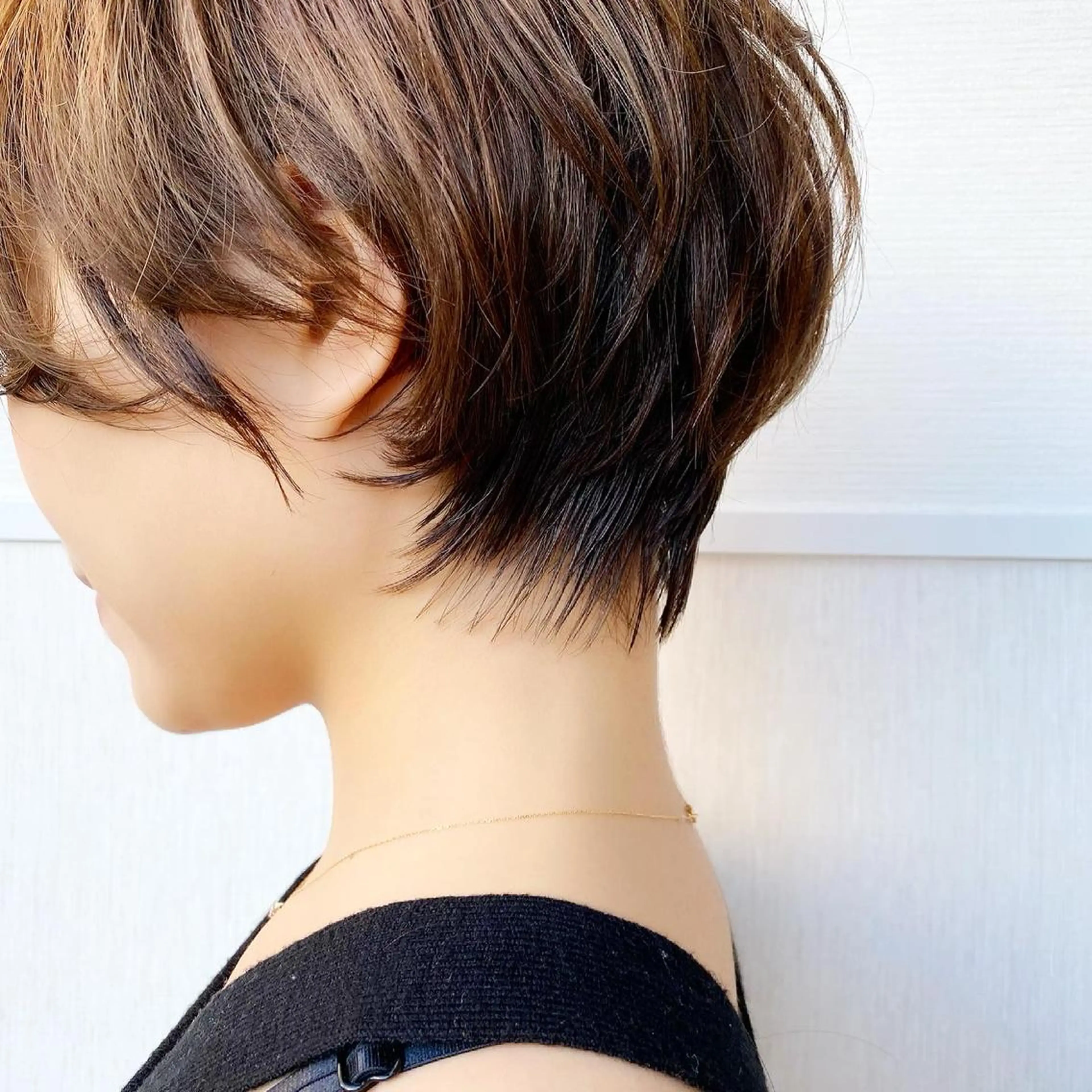 ショート ショート/ボブ/ 白髪ぼかし/しんやのヘアスタイル