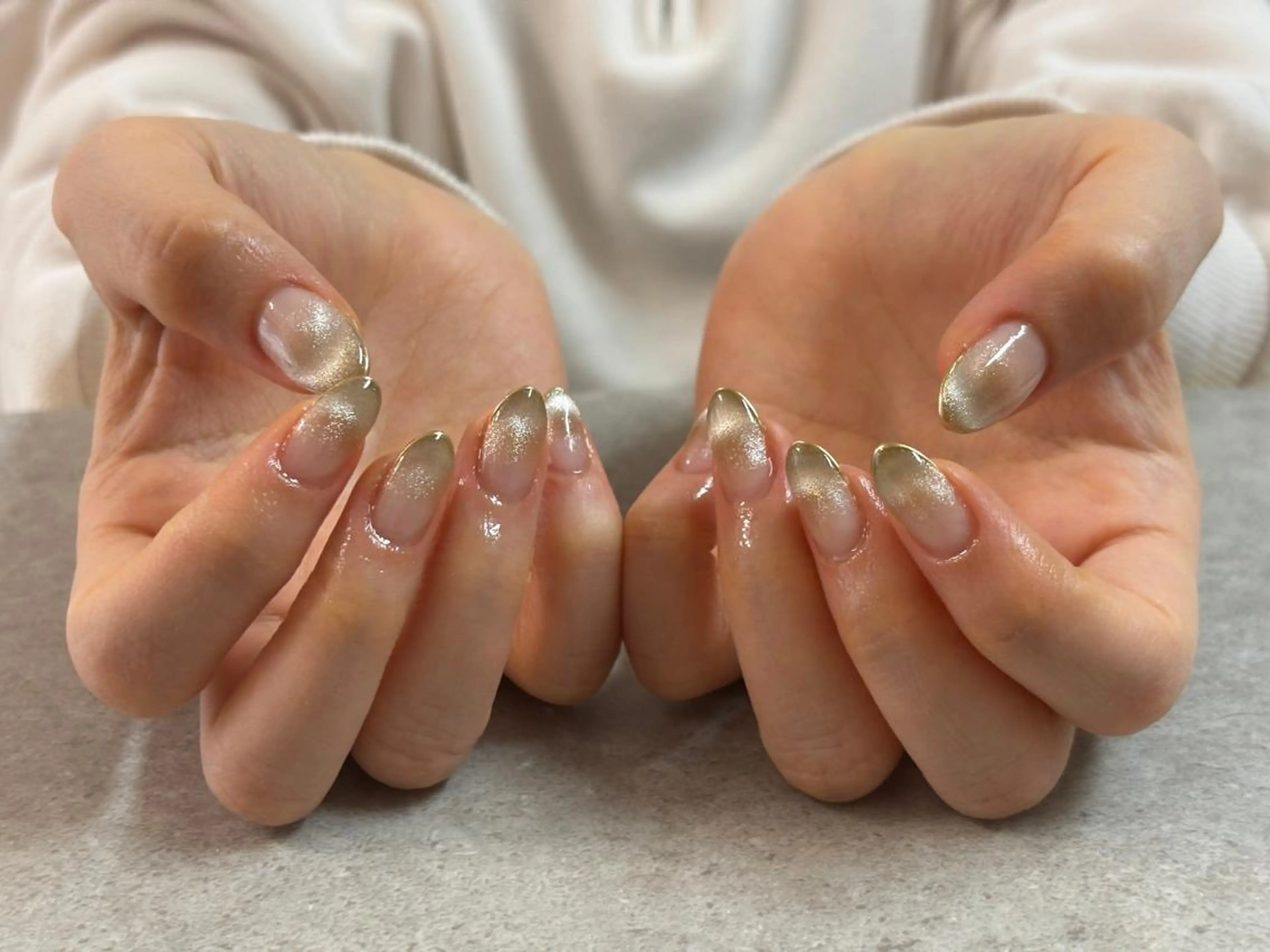 ネイル フラッシュネイル ジェルネイル 韓国ネイル マグネットネイル 持ち込み Allma Nailのネイルデザイン