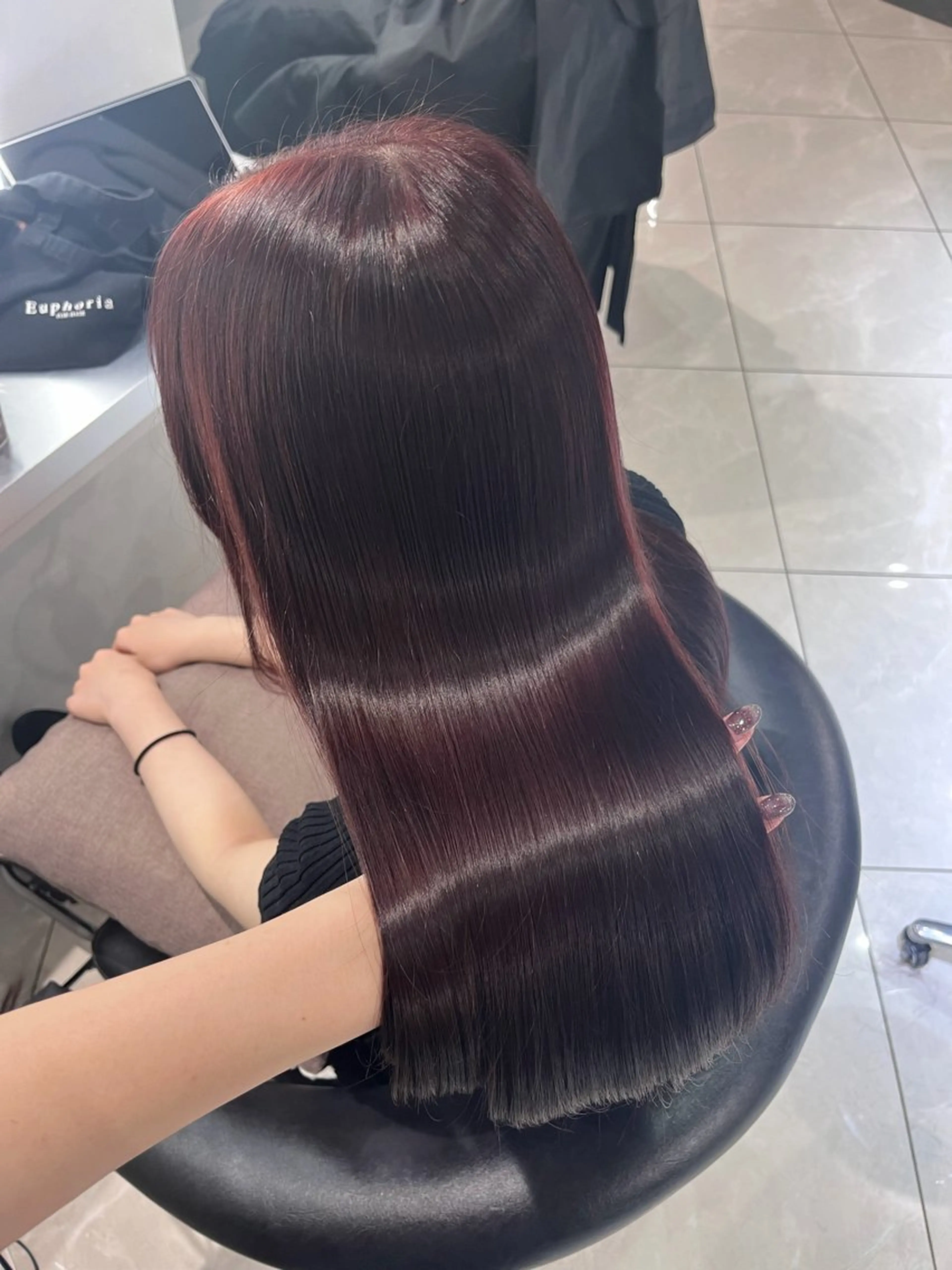 【赤髪したい方限定♥️】ワンカラー + 高保湿2steptreatment⟡.·の写真