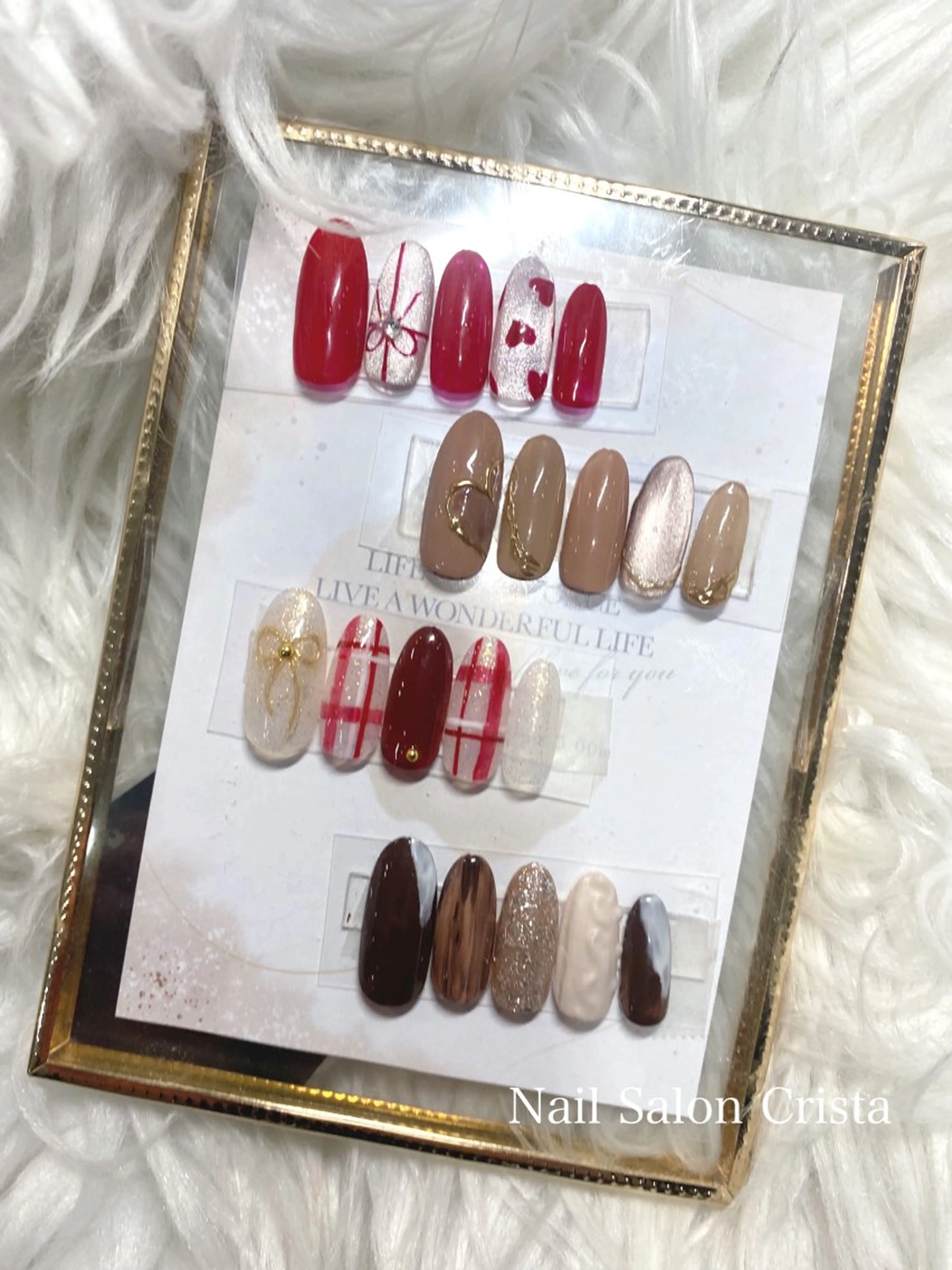 ネイル フットネイル ジェルネイル マグネットネイル オフィスネイル ワンカラーネイル ハンドネイル CRISTA所属・CRISTA MOMOのネイルデザイン