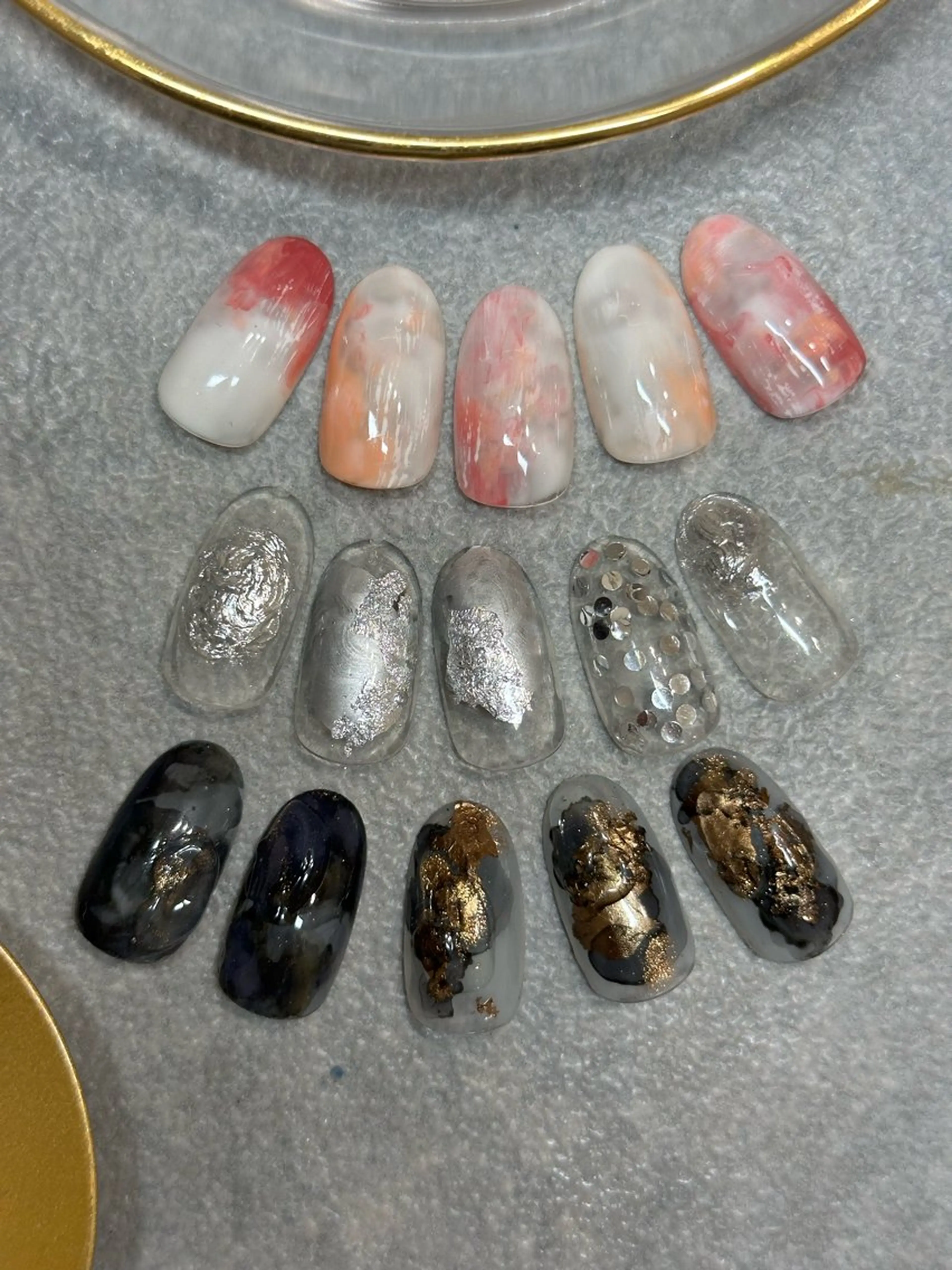 ネイル ハンドネイル フットネイル kiii.__ ✴︎*のネイルデザイン