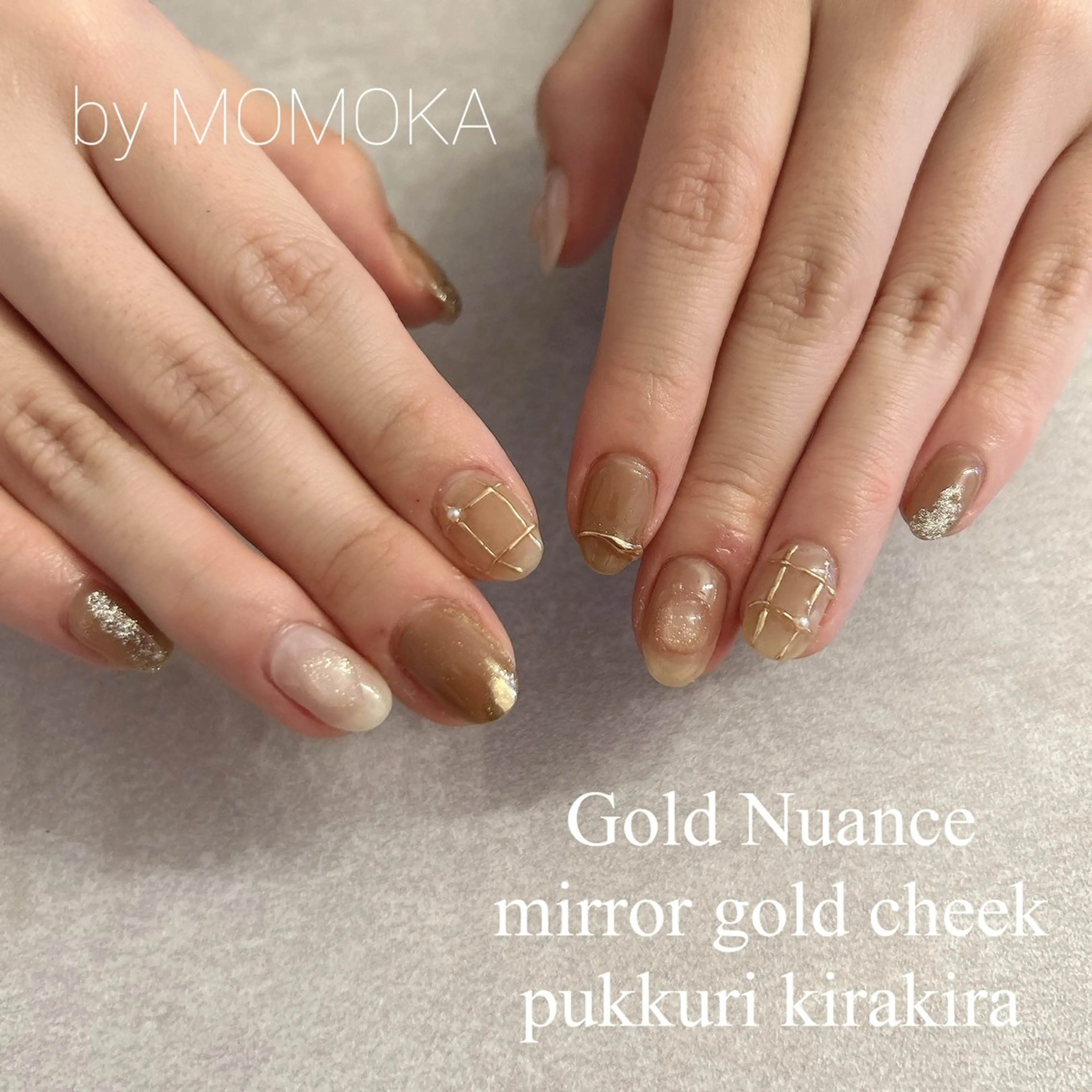 ネイル ニュアンスネイル ハンドネイル momoka_nails所属・Momo Nailsのネイルデザイン