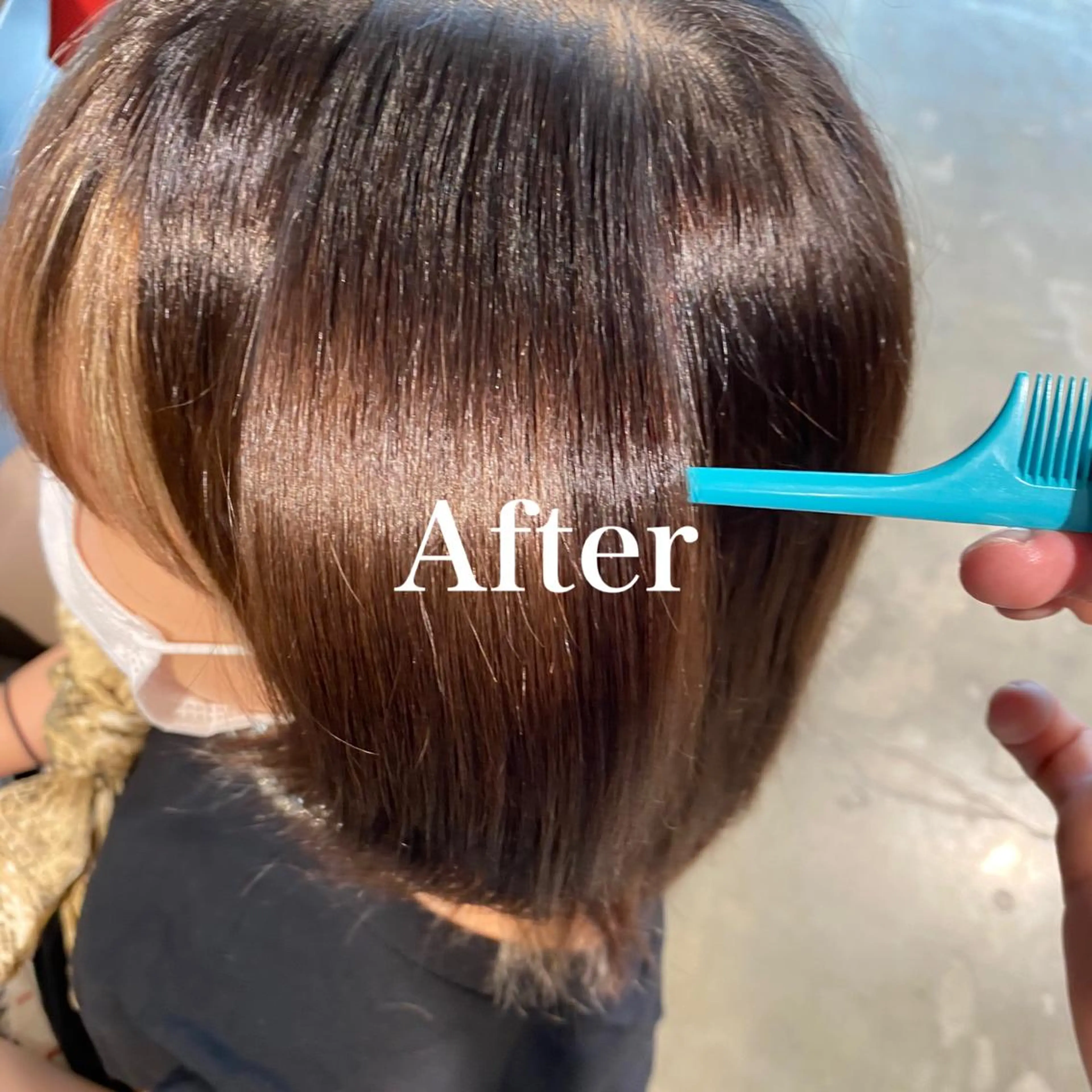 ミディアム トリートメント 【柔らか透明感✨/ 似合せ前髪】大石葉月のヘアスタイル