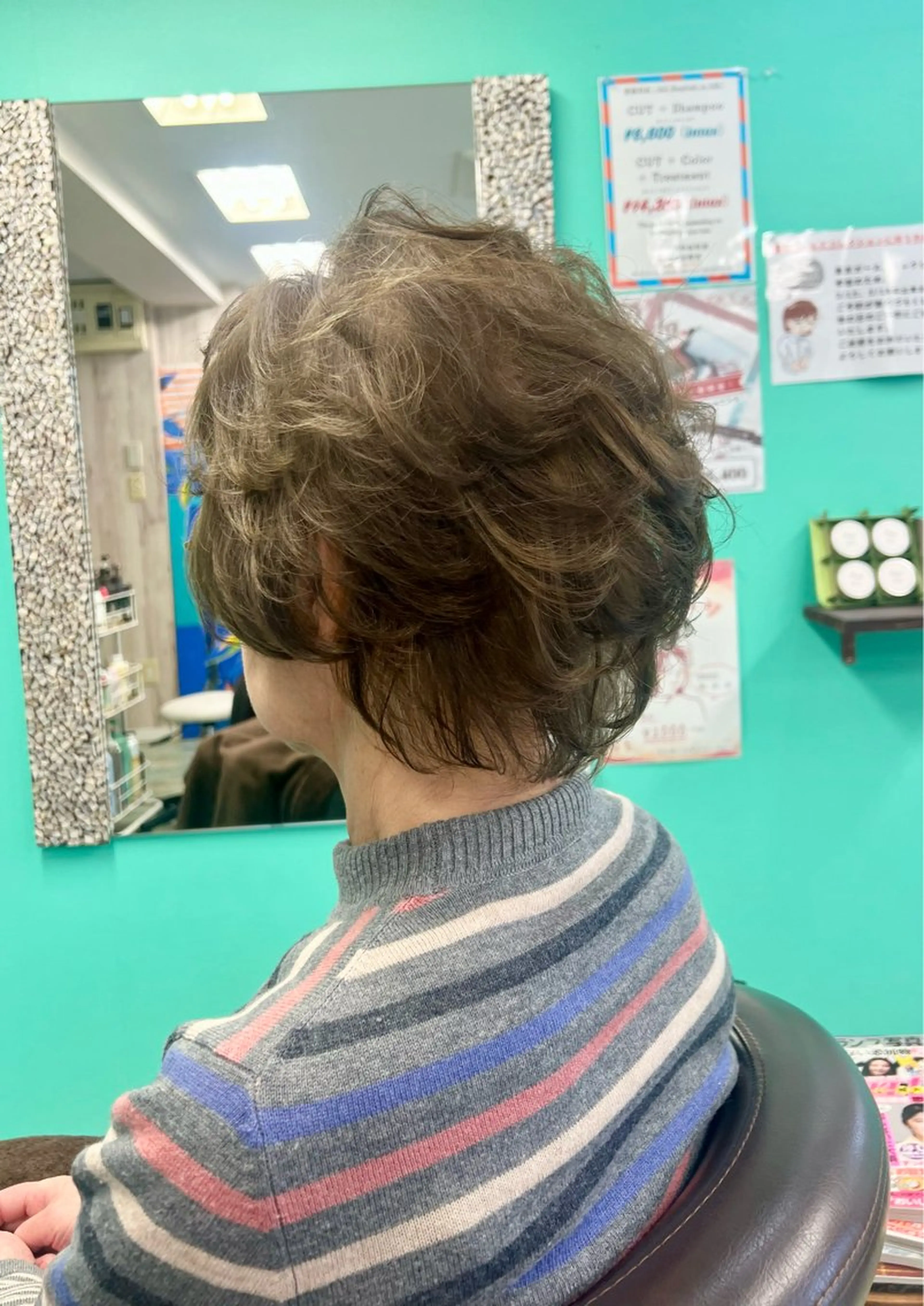 ショート カット パーマ Fun  hair make所属・田牧 みゆきのヘアスタイル