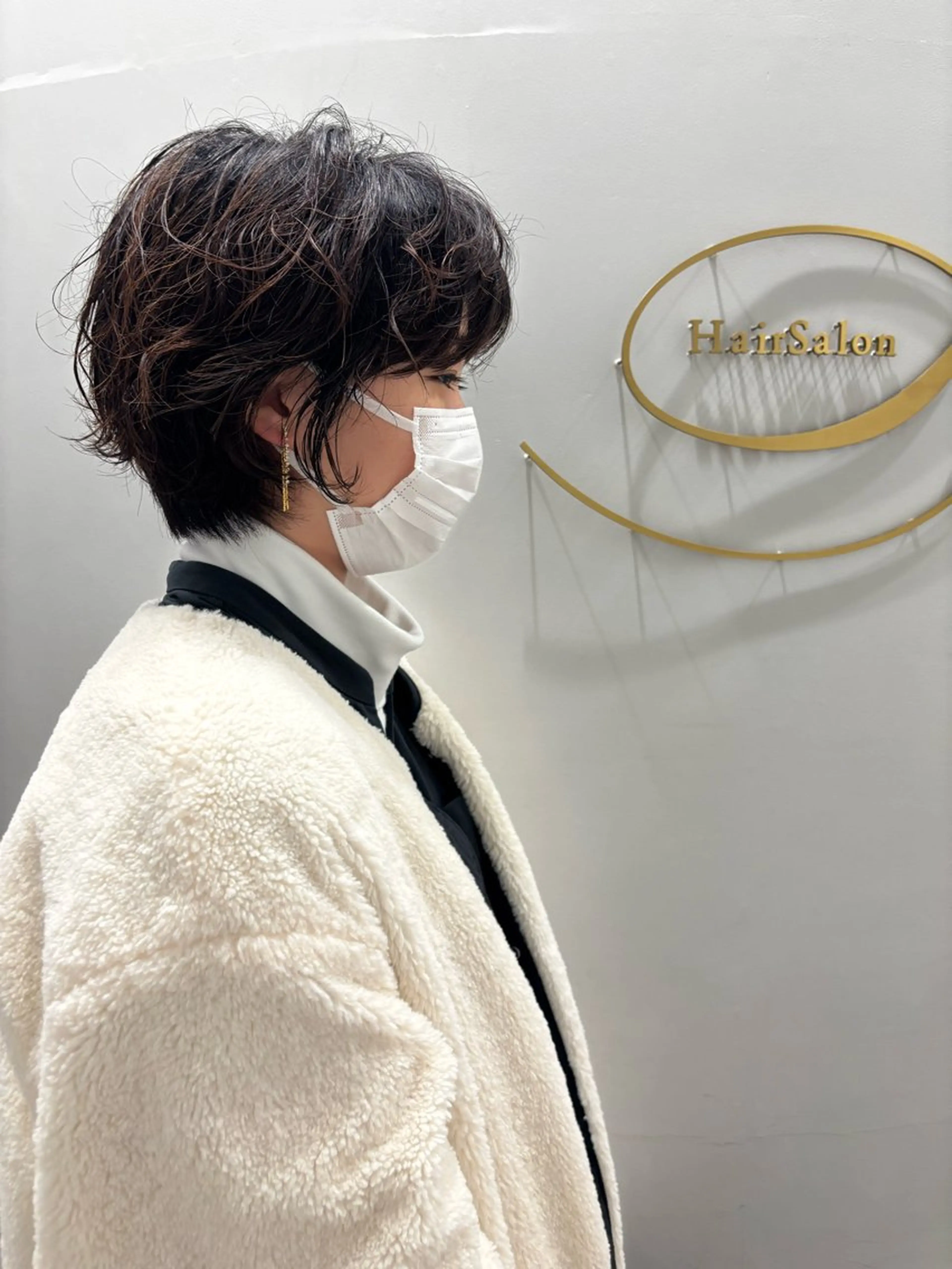 ショート カット パーマ シアン八王子店所属・大人可愛い🧸 艶髪✨かおるのヘアスタイル