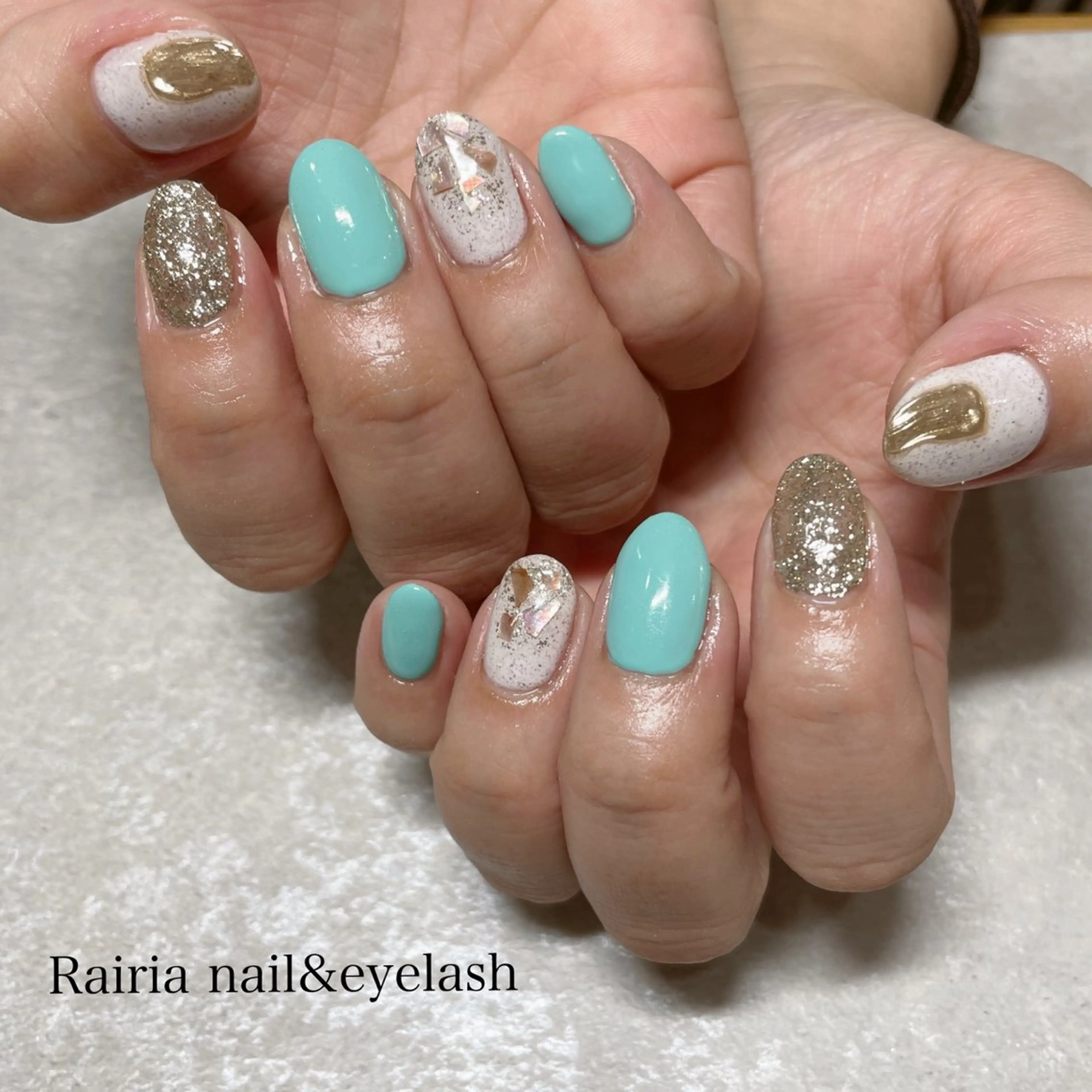 ネイル 持ち込み ハンドネイル Rairia nail&eyelash小岩店所属・Rairianail 小岩店のネイルデザイン