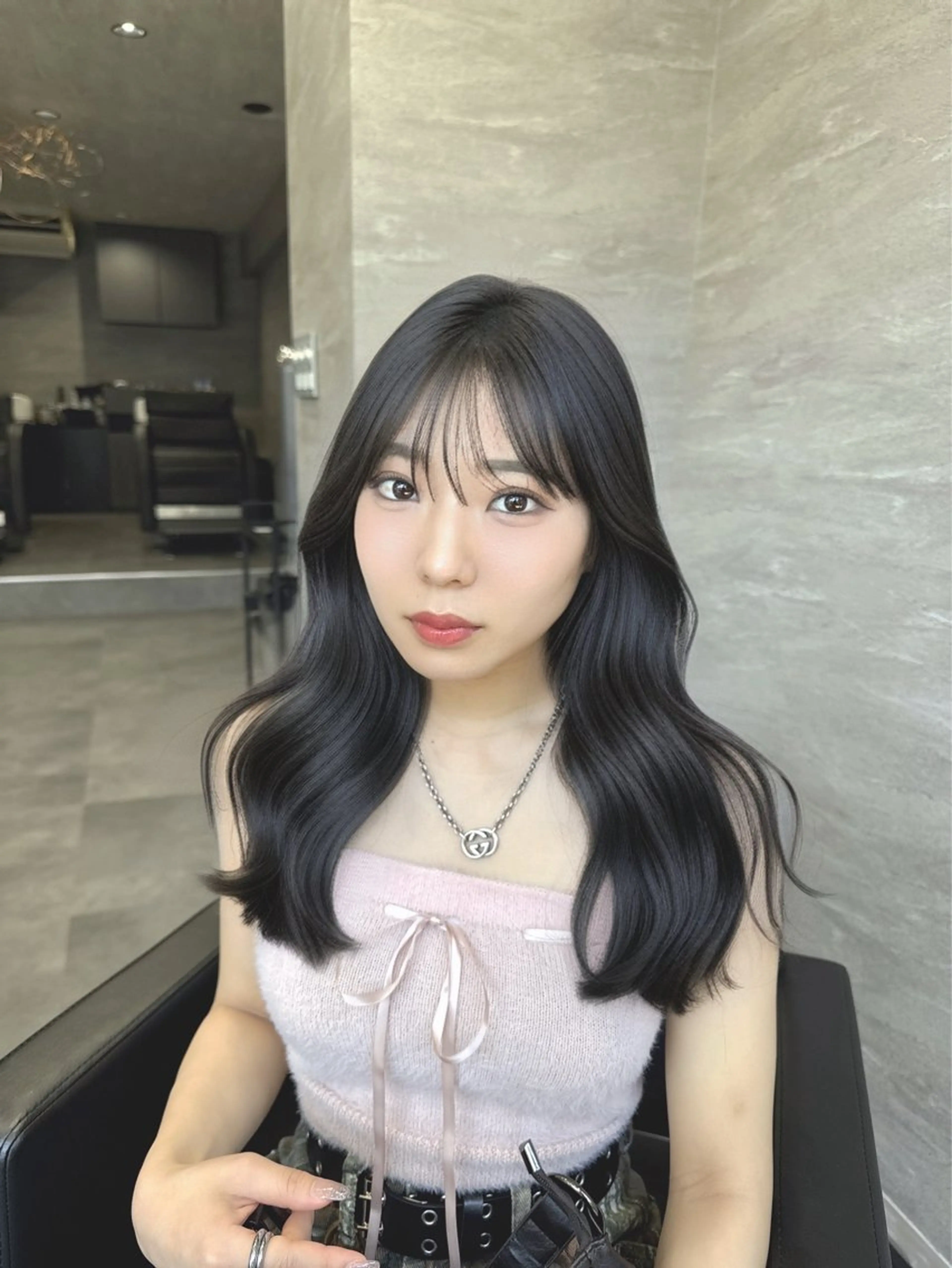 セミロング カラー 垢抜けのプロ🪄 honoのヘアスタイル