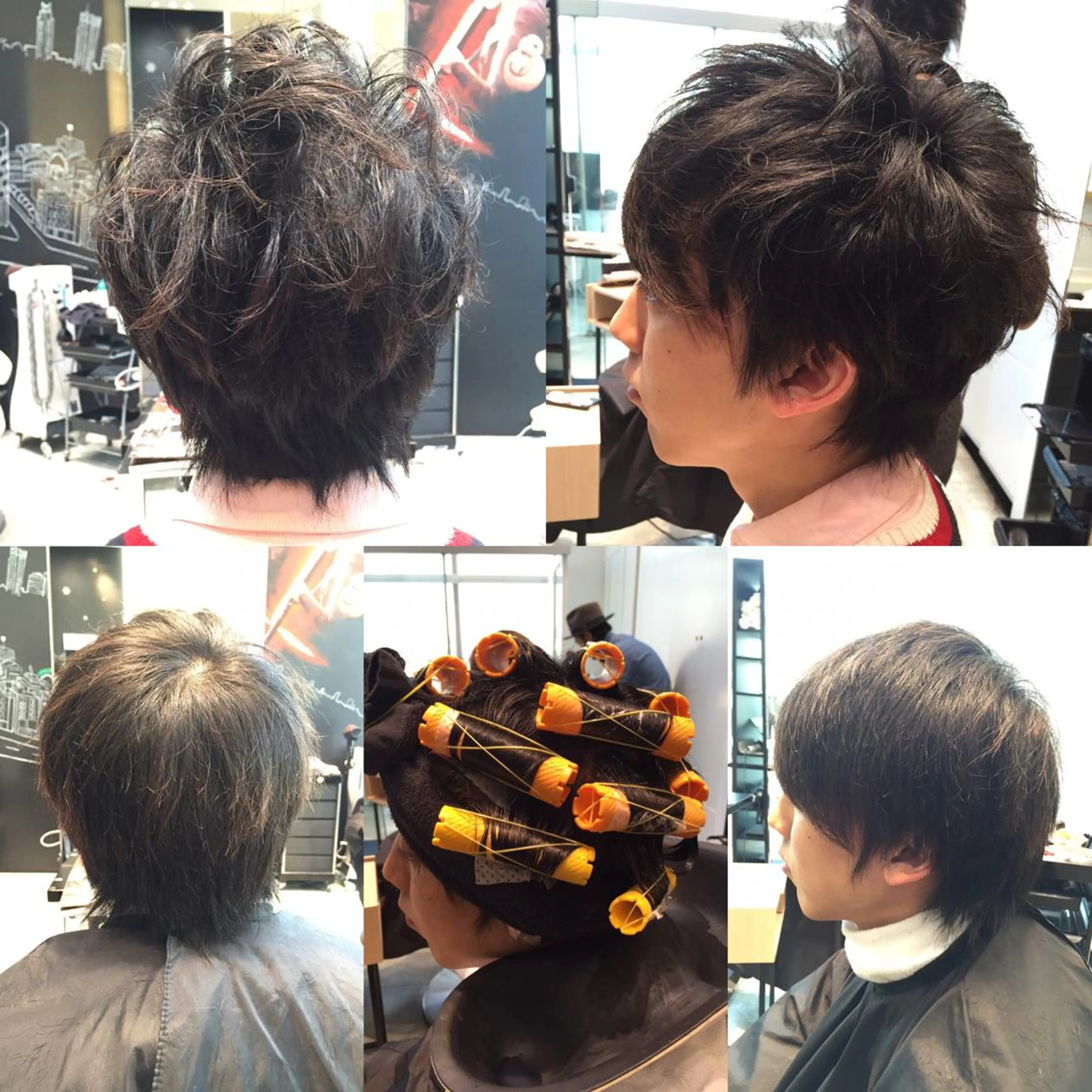 ショート パーマ メンズ メンズパーマ Re:ta KANZOのヘアスタイル