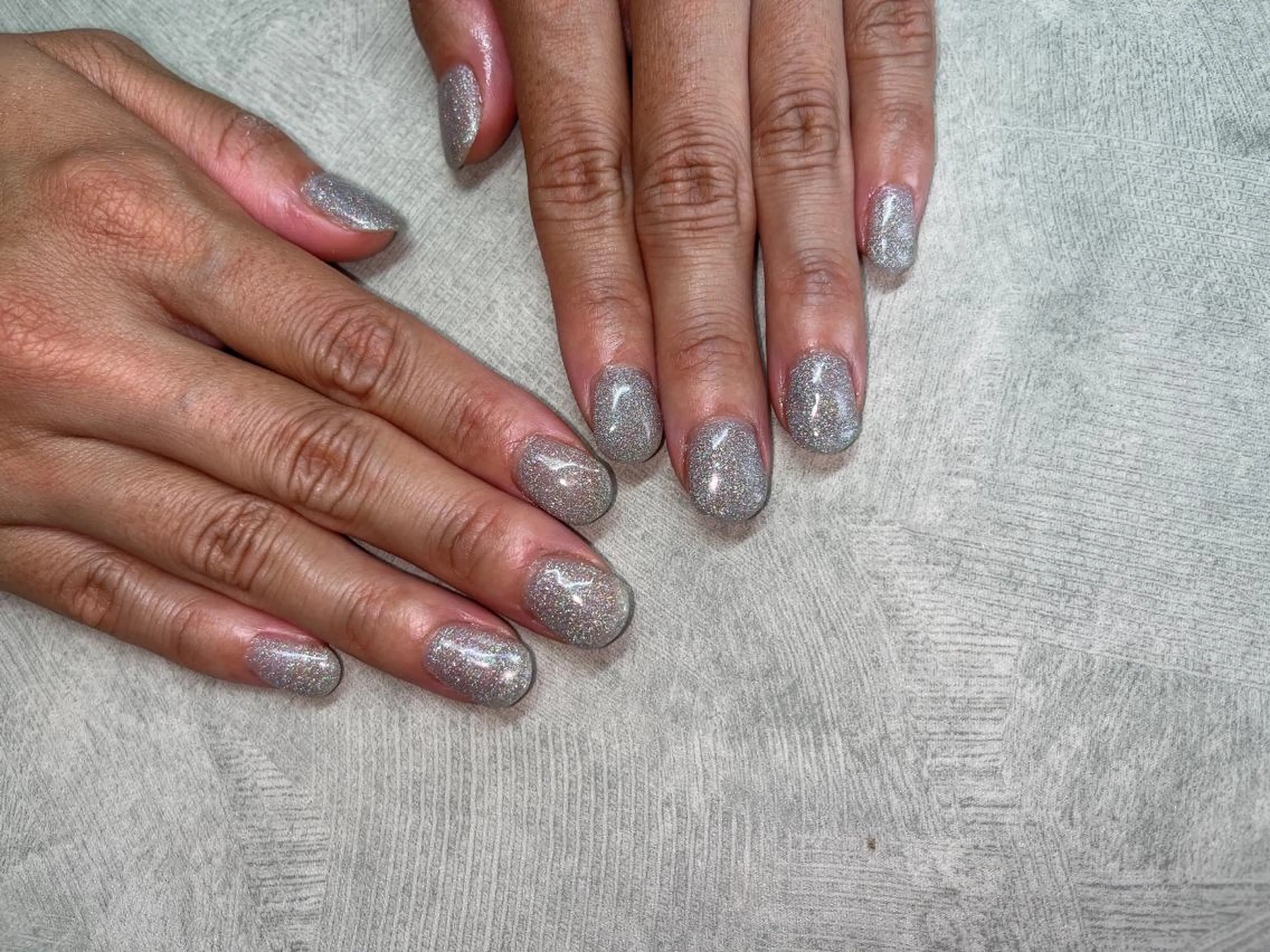 ネイル ラメ(グリッター) ハンドネイル MIKA ♡のネイルデザイン