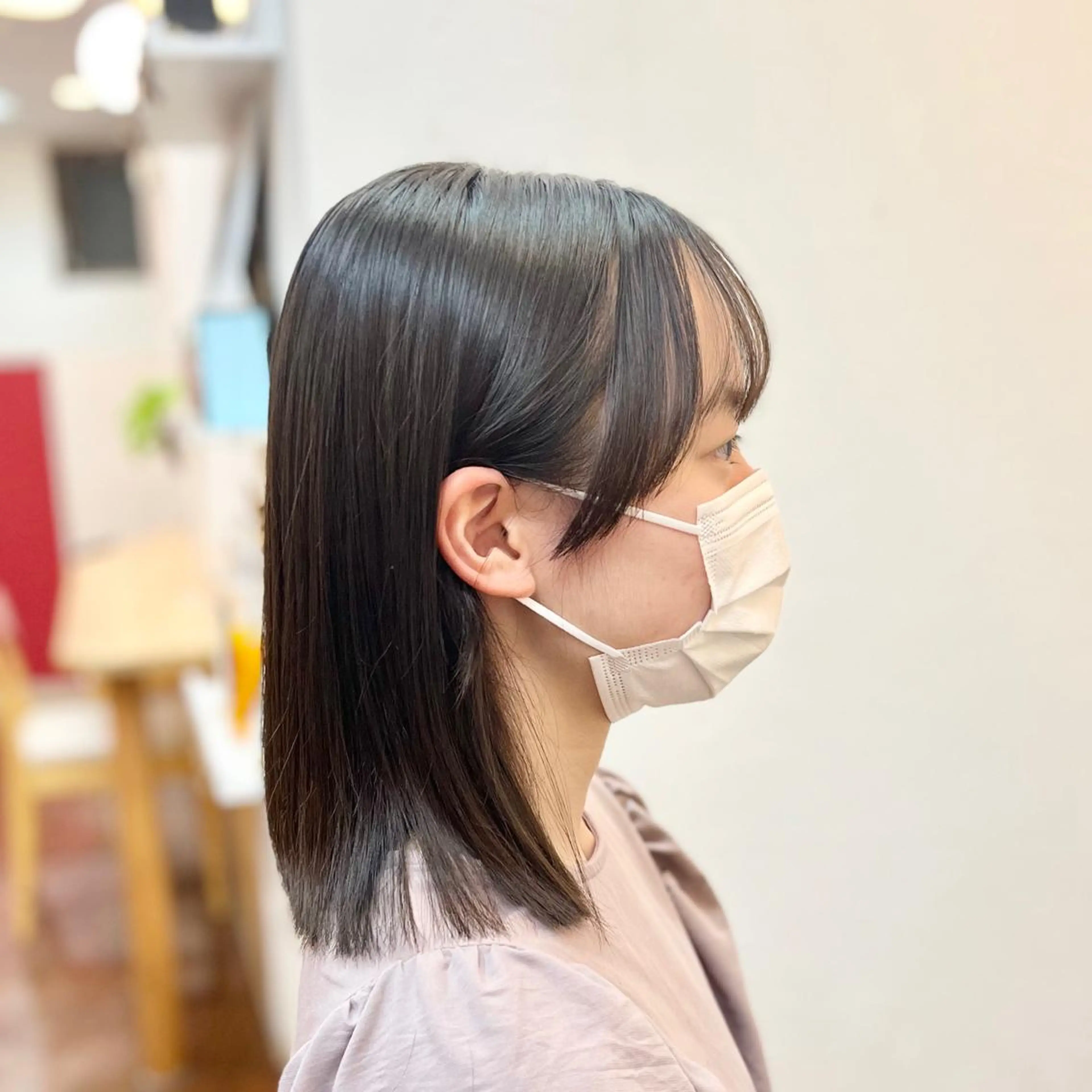 ミディアム 外ハネヘア イッツ！登戸店所属・冨田 豊のヘアスタイル