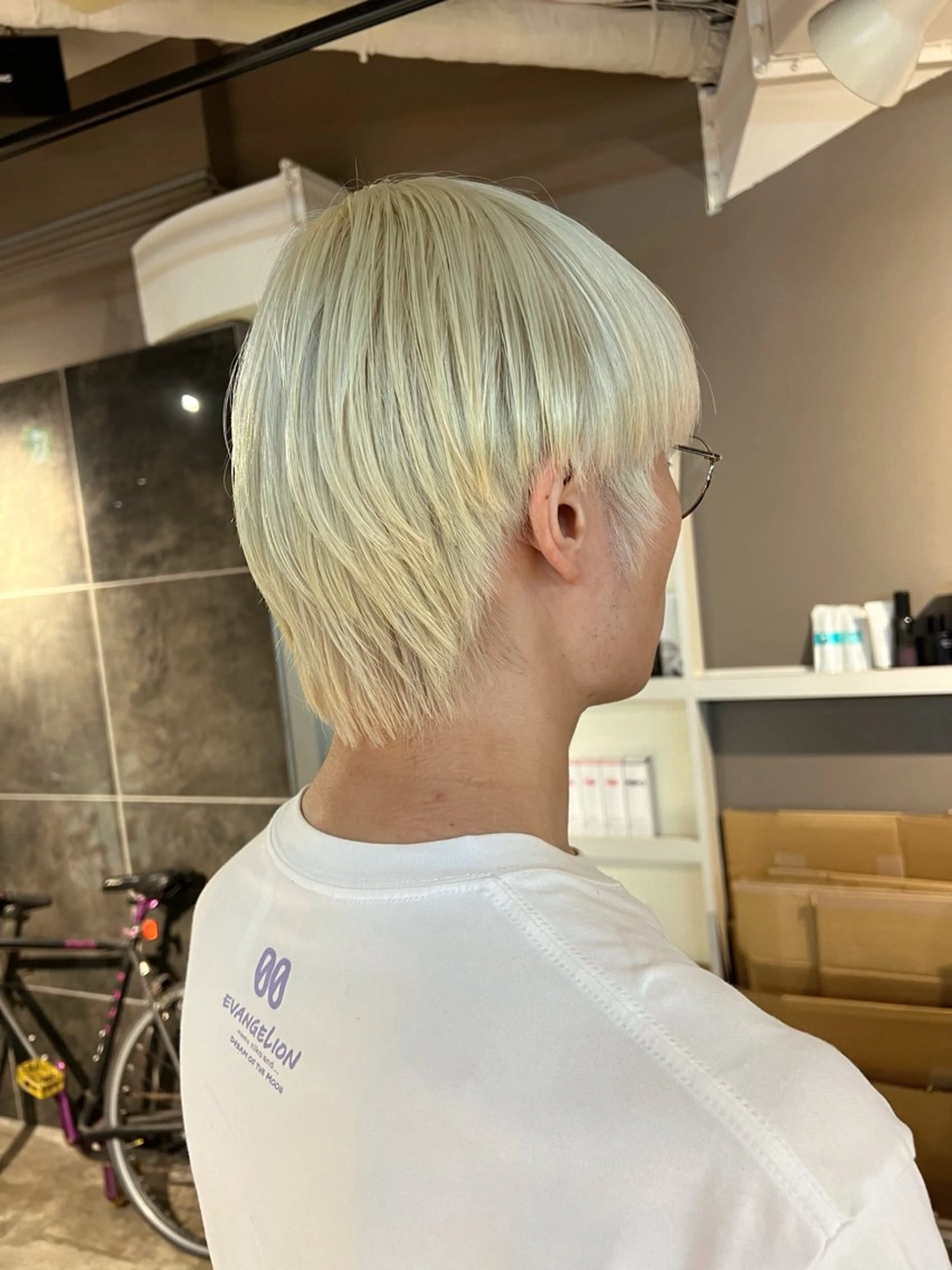 ショート カラー daiki 原宿のヘアスタイル