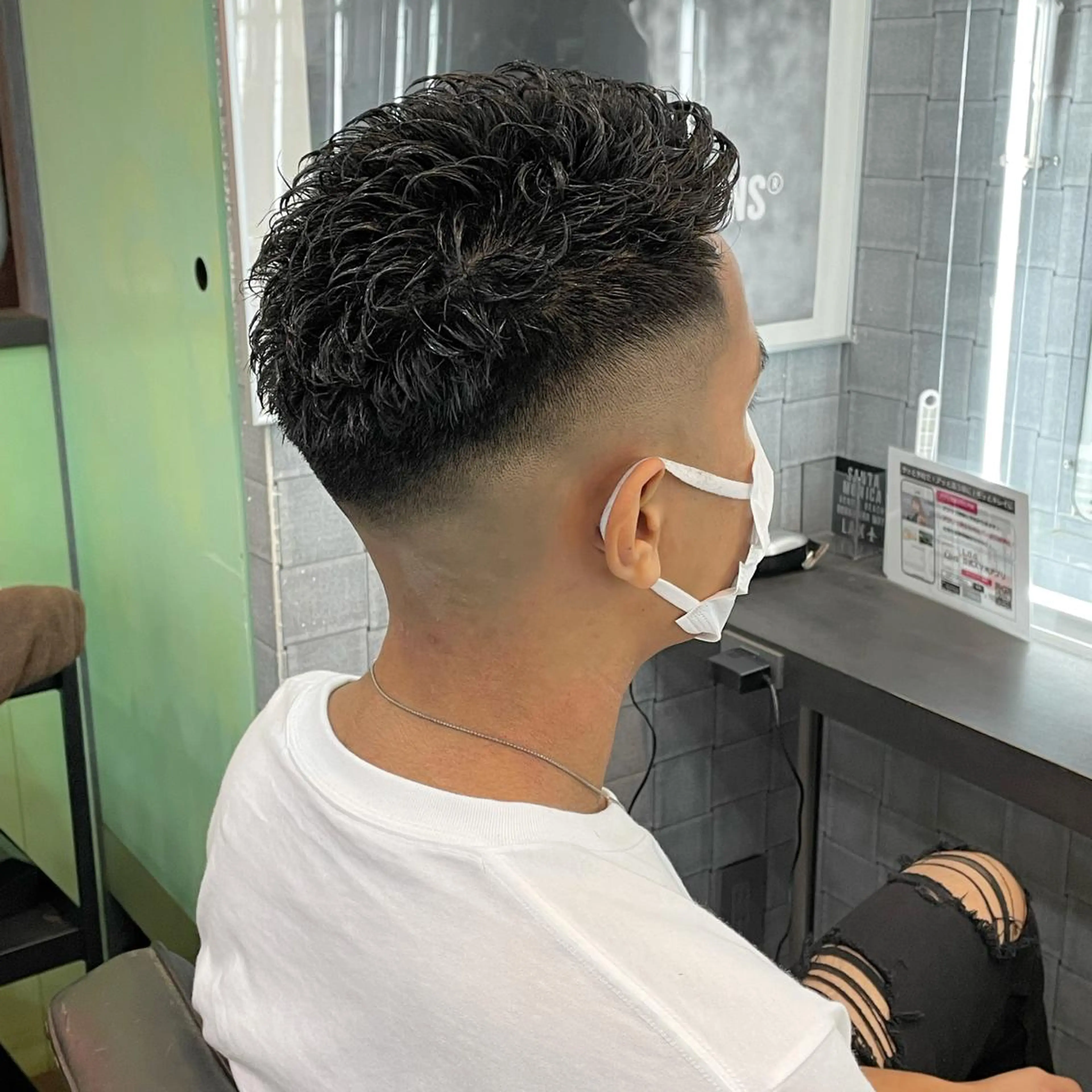 パーマ メンズ メンズパーマ Le'a所属・渋谷/フェード/ 國分 翔のヘアスタイル