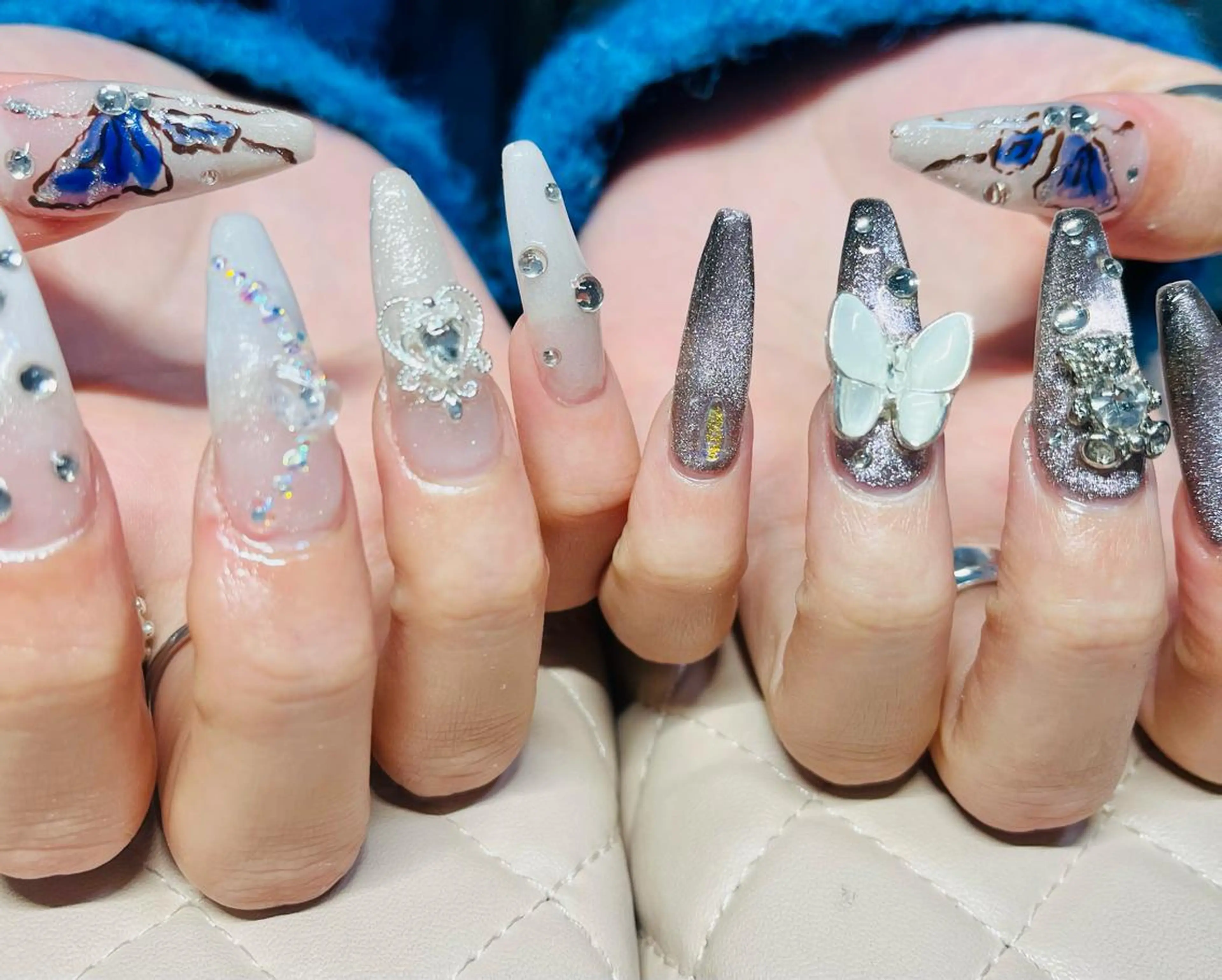 ネイル ハンドネイル goldgleams ちなのネイルデザイン