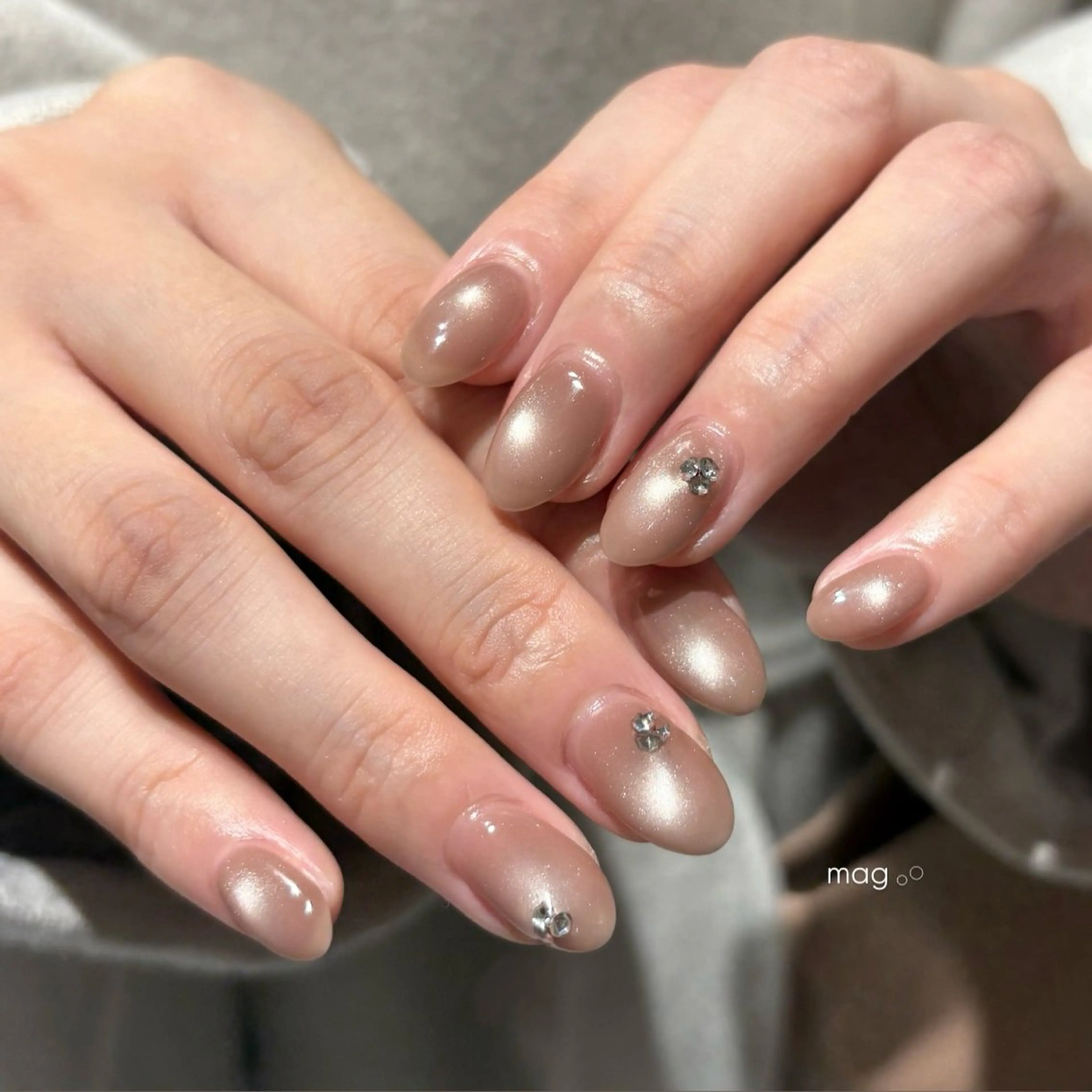 ミディアム ハンドネイル 星 みづきのネイルデザイン