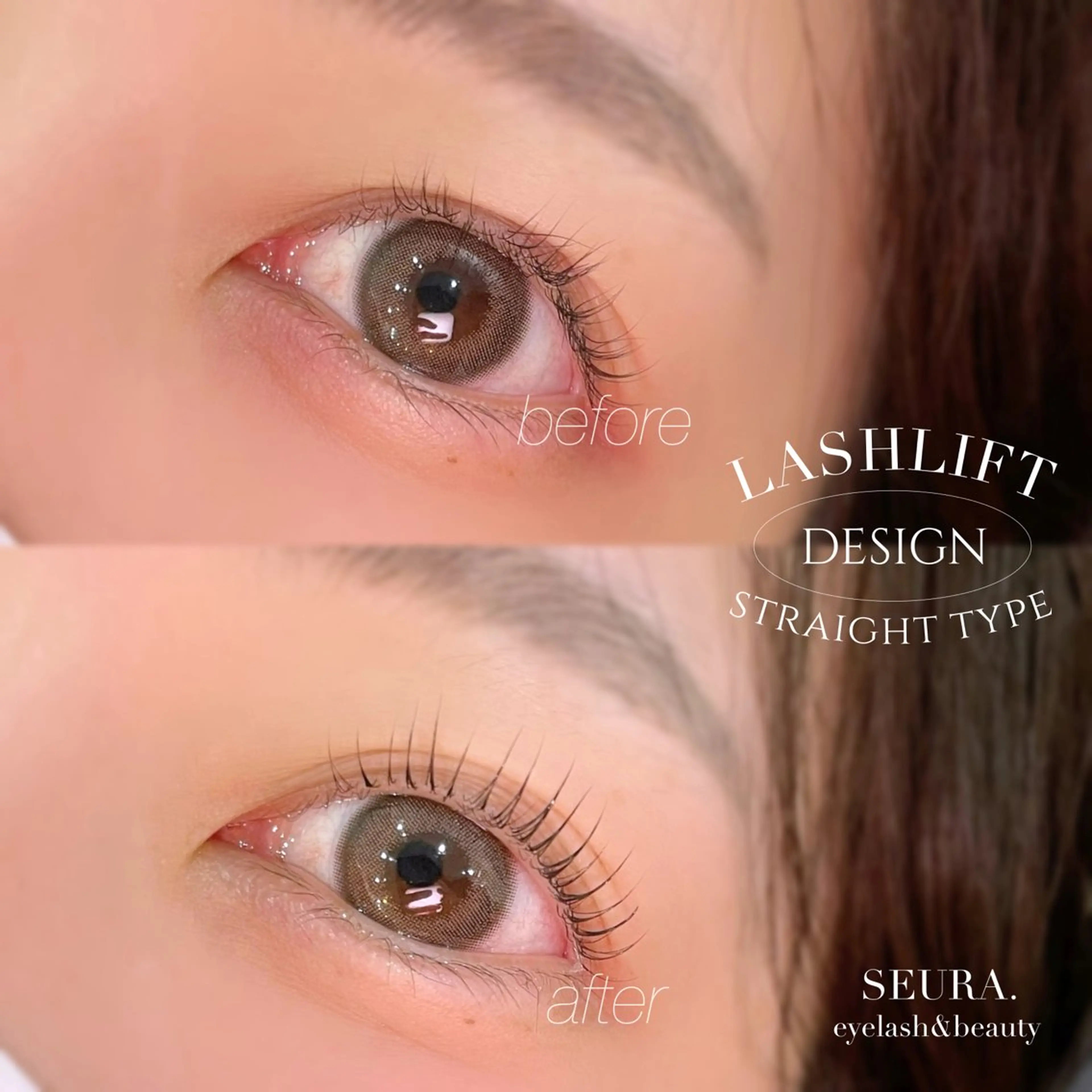 マツエク・マツパ まつげパーマ マツパ SEURA. Chikaのマツエク・マツパデザイン