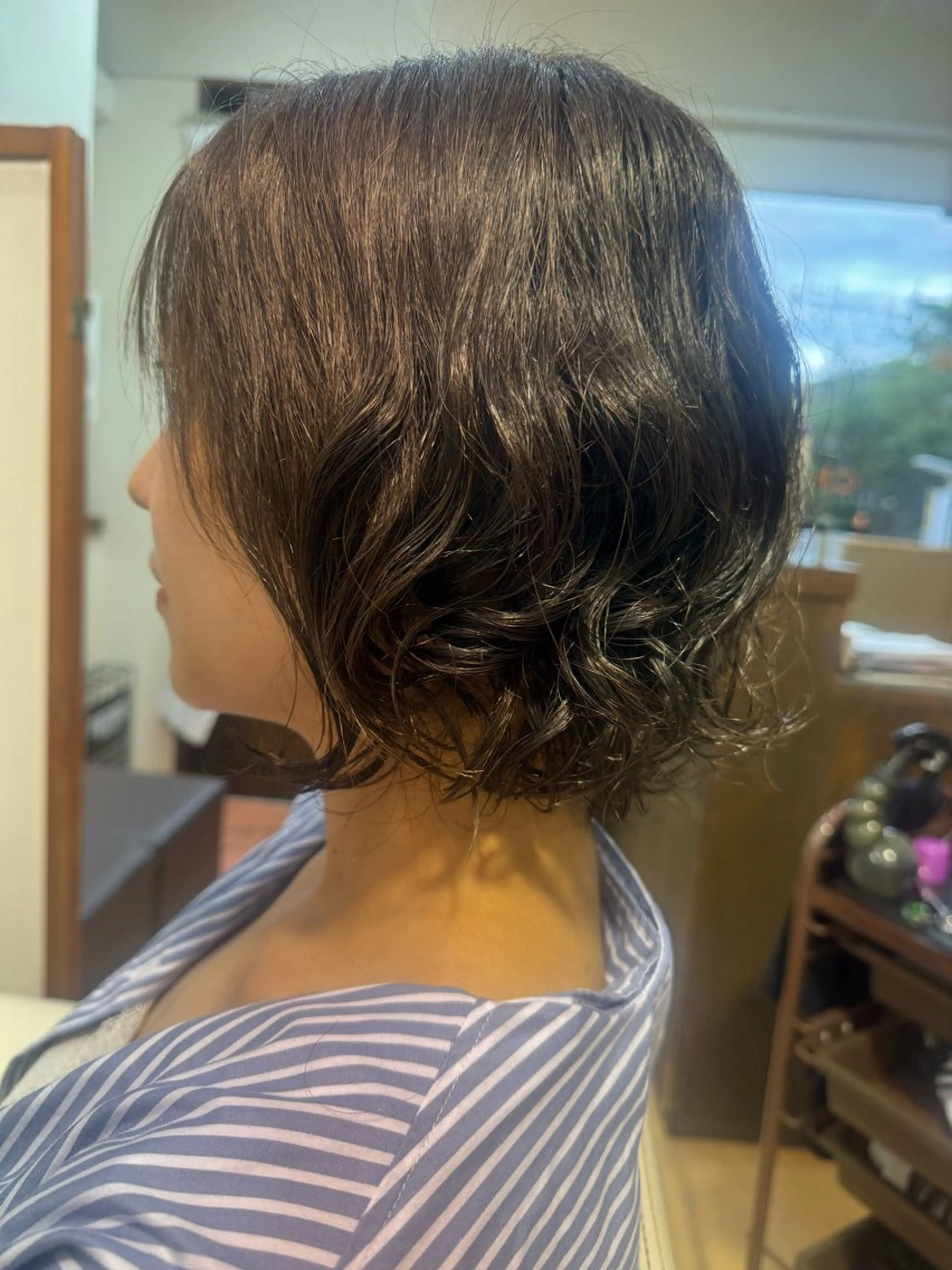 パーマ カット パーマ 林 美里のヘアスタイル