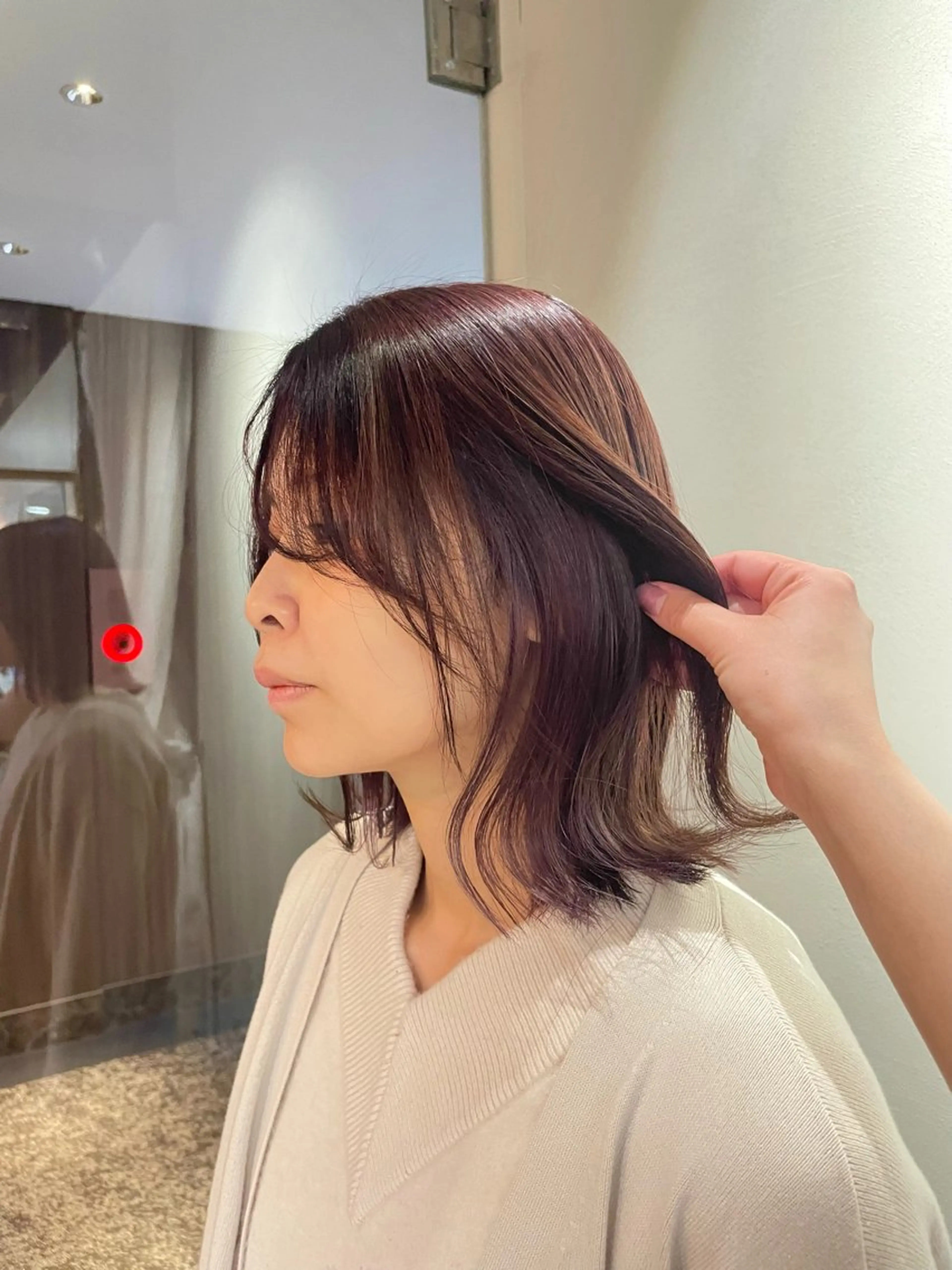 カラー 山下 悠月のヘアスタイル