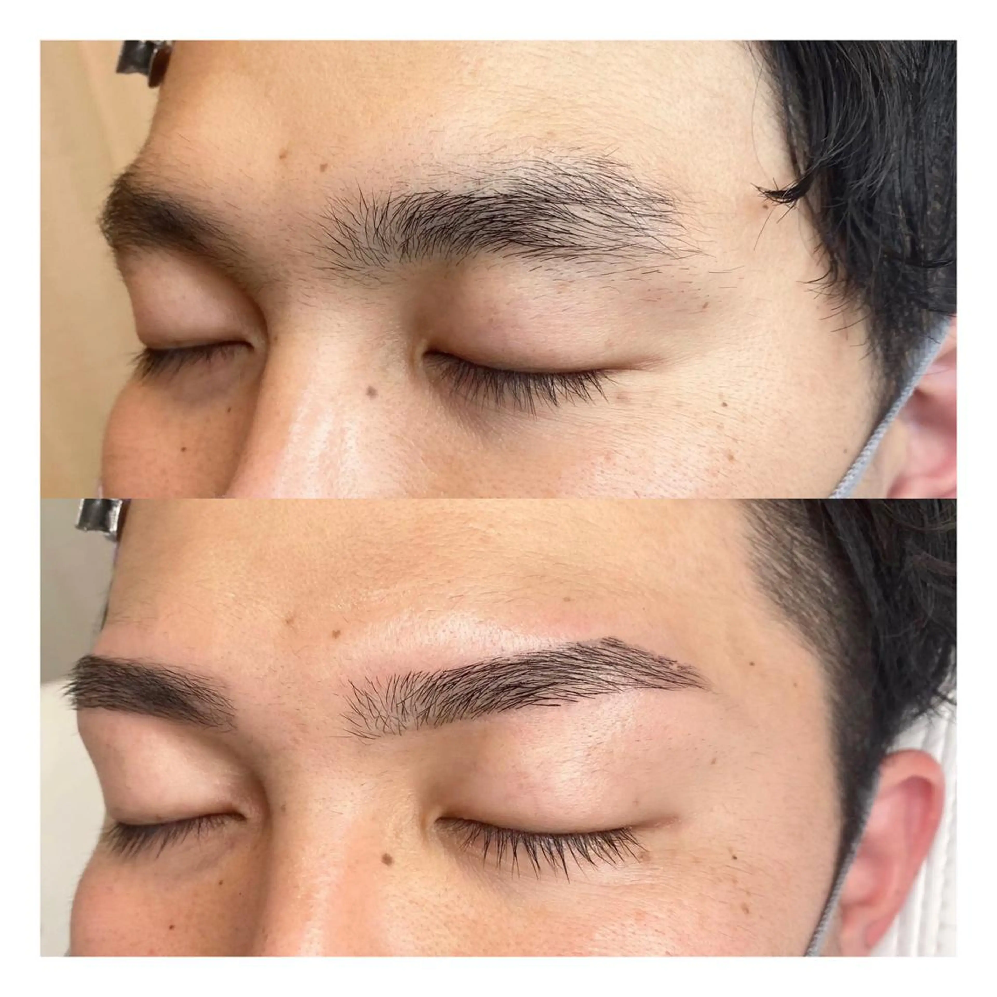 ⭐️ミニモ限定価格⭐️メンズ美眉アイブロウスタイリング✨眉wax✨の写真