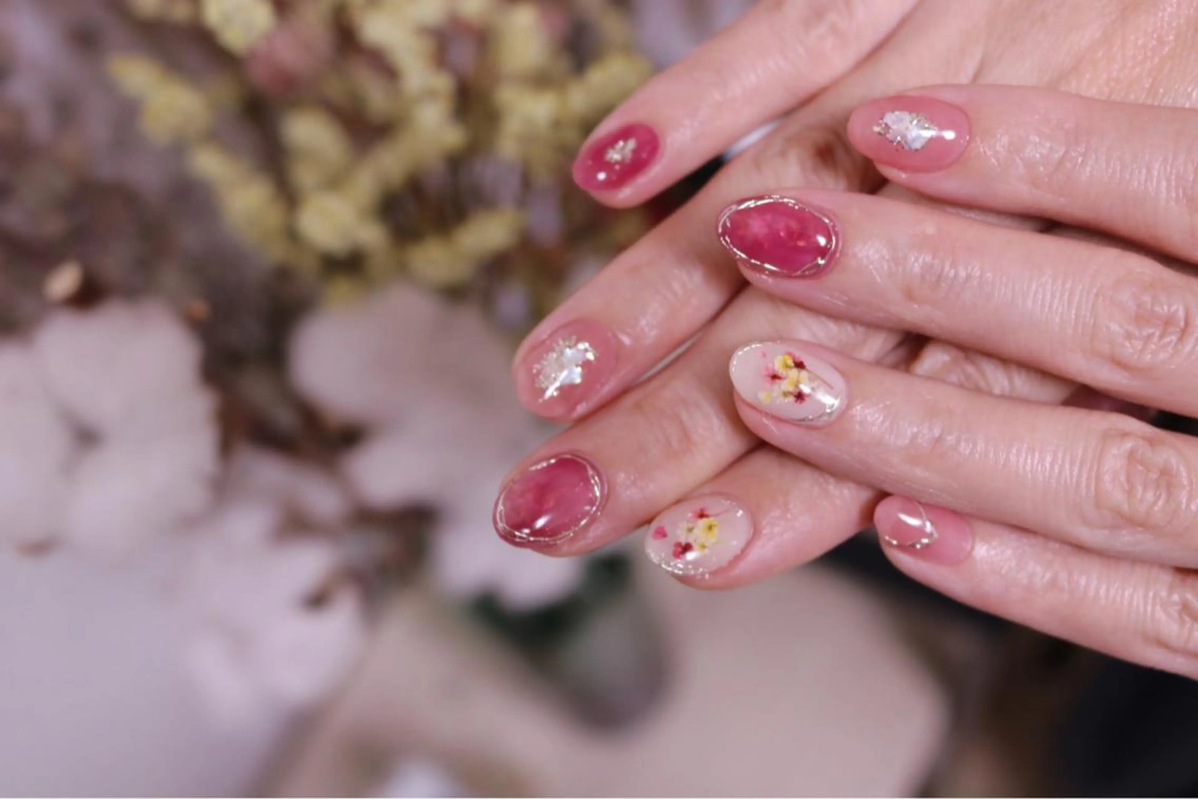 セミロング ネイル ハンドネイル MH Nailのネイルデザイン
