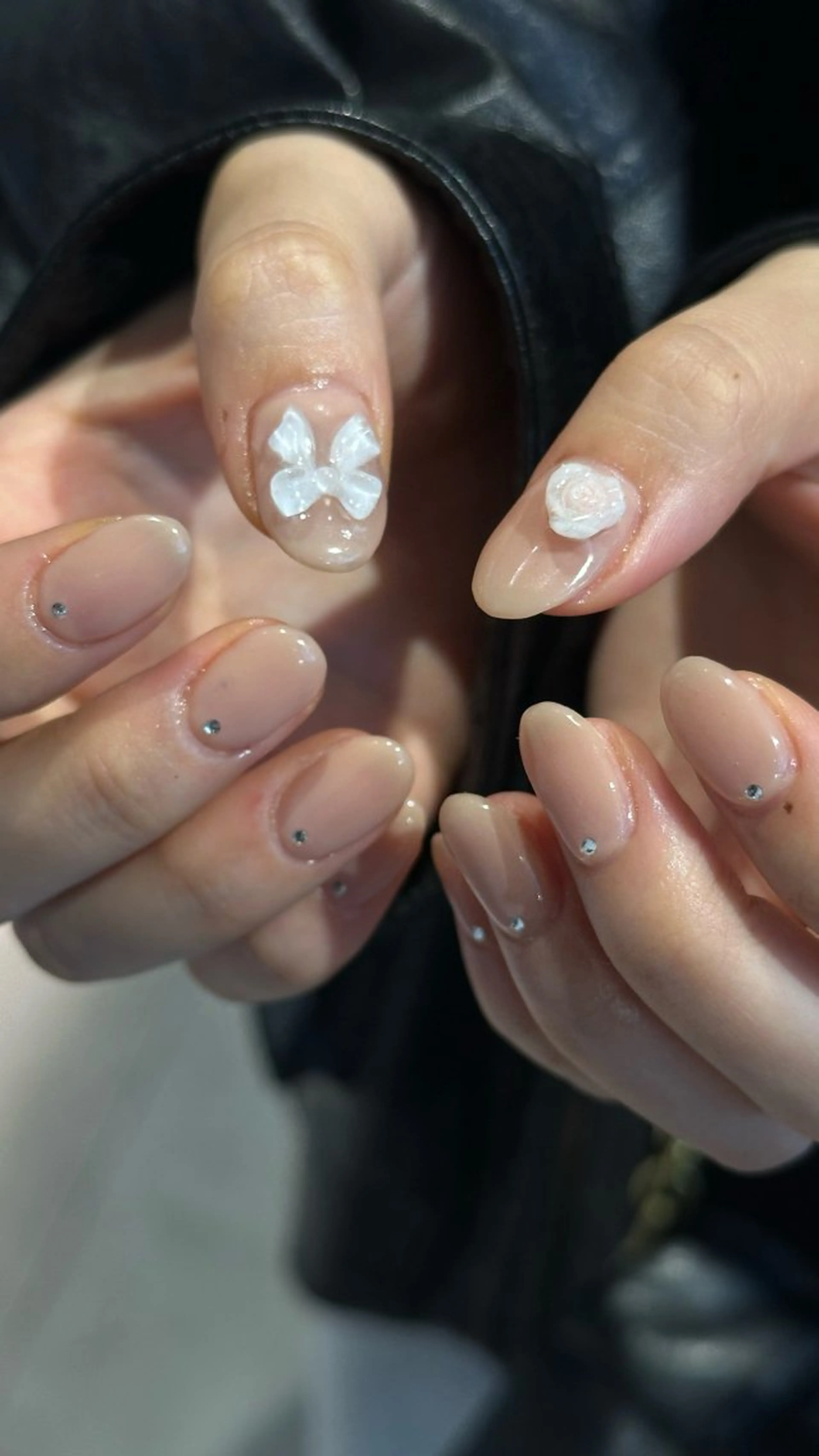 ネイル ハンドネイル ハンドケア 🎀韓国レイヤー特化 🎀ベージュ/ミクのヘアスタイル