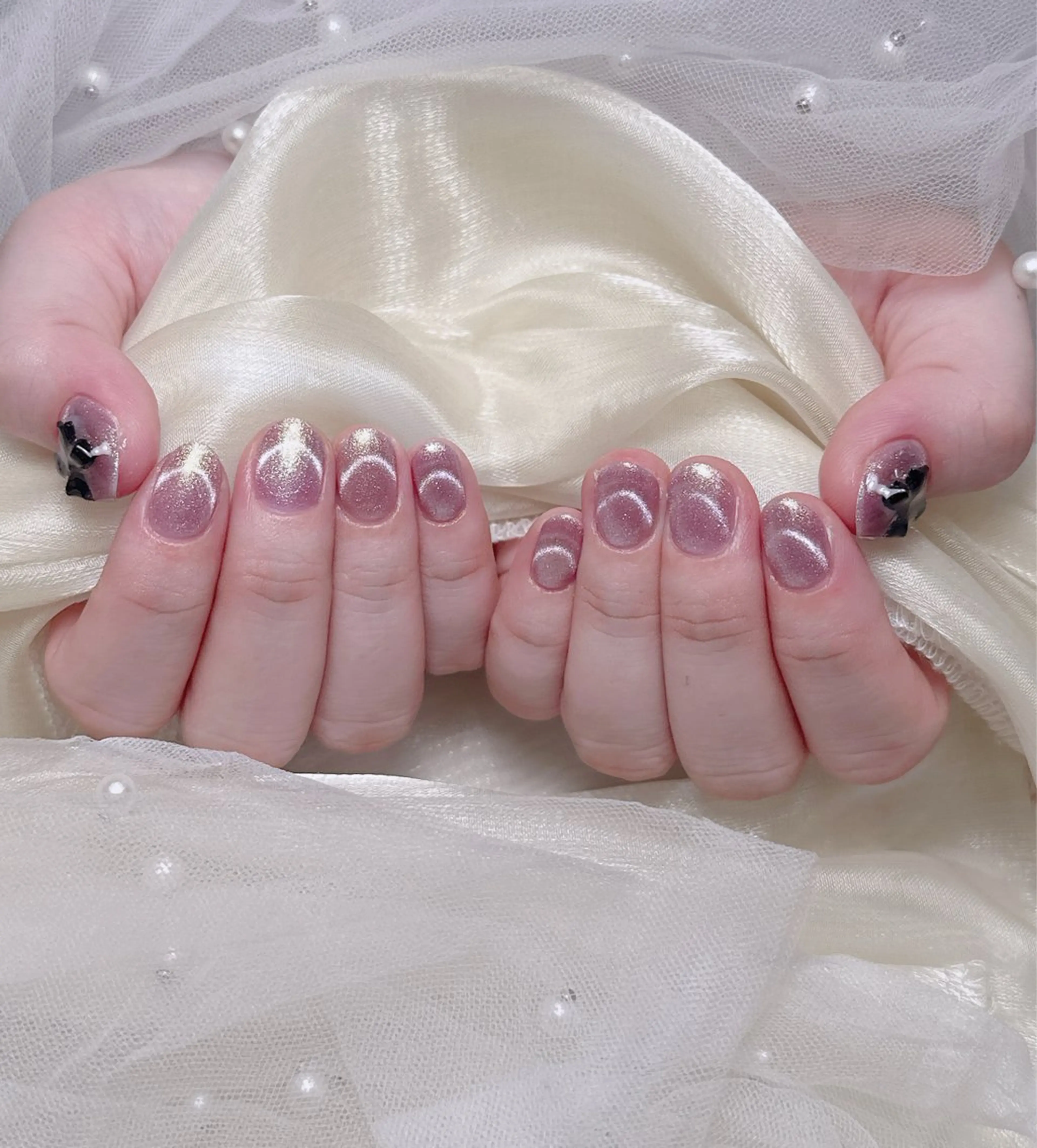 ネイル 🎀も ものネイルデザイン