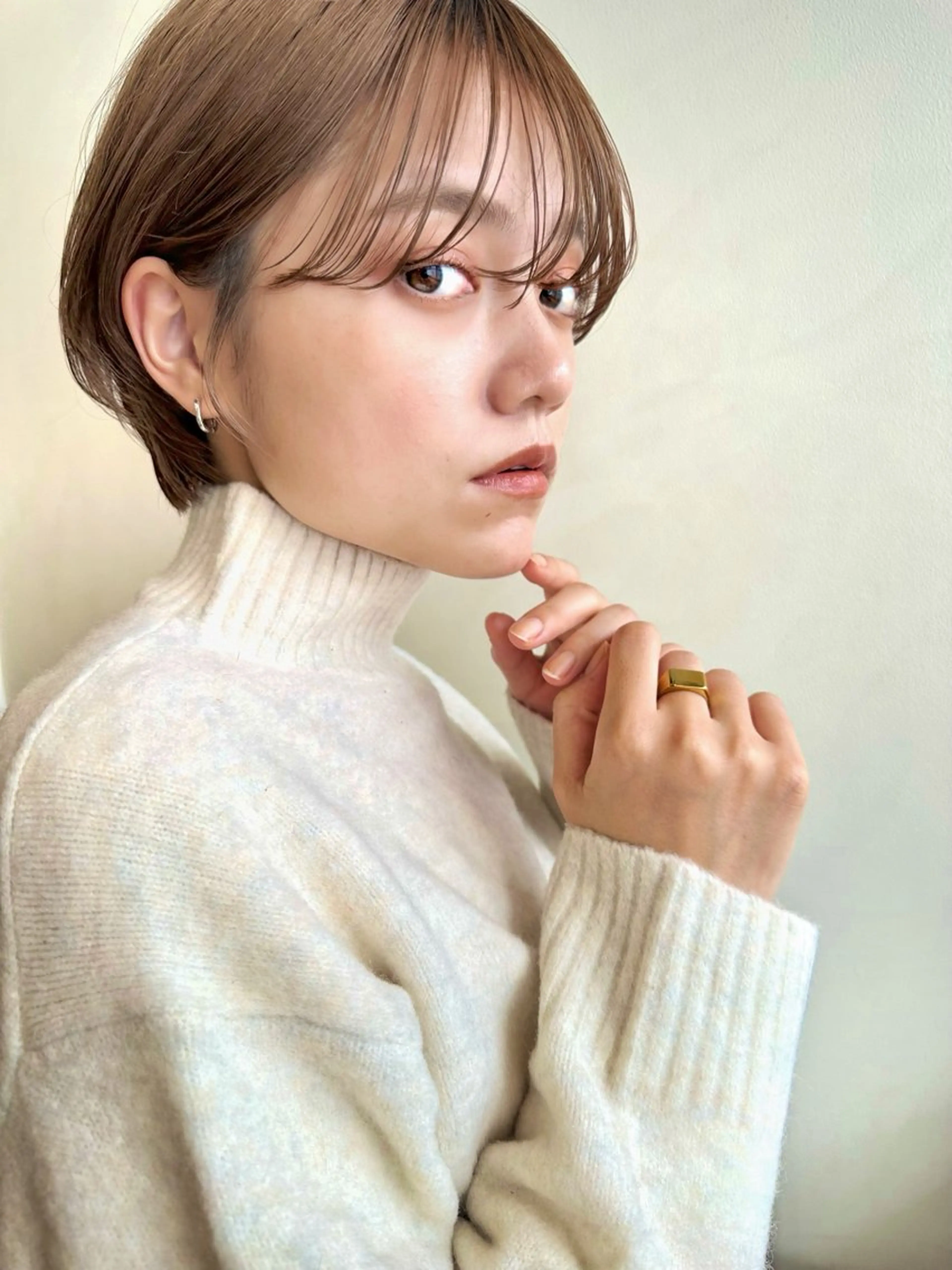 ショート KAZUKI新宿 カット　パーマのヘアスタイル