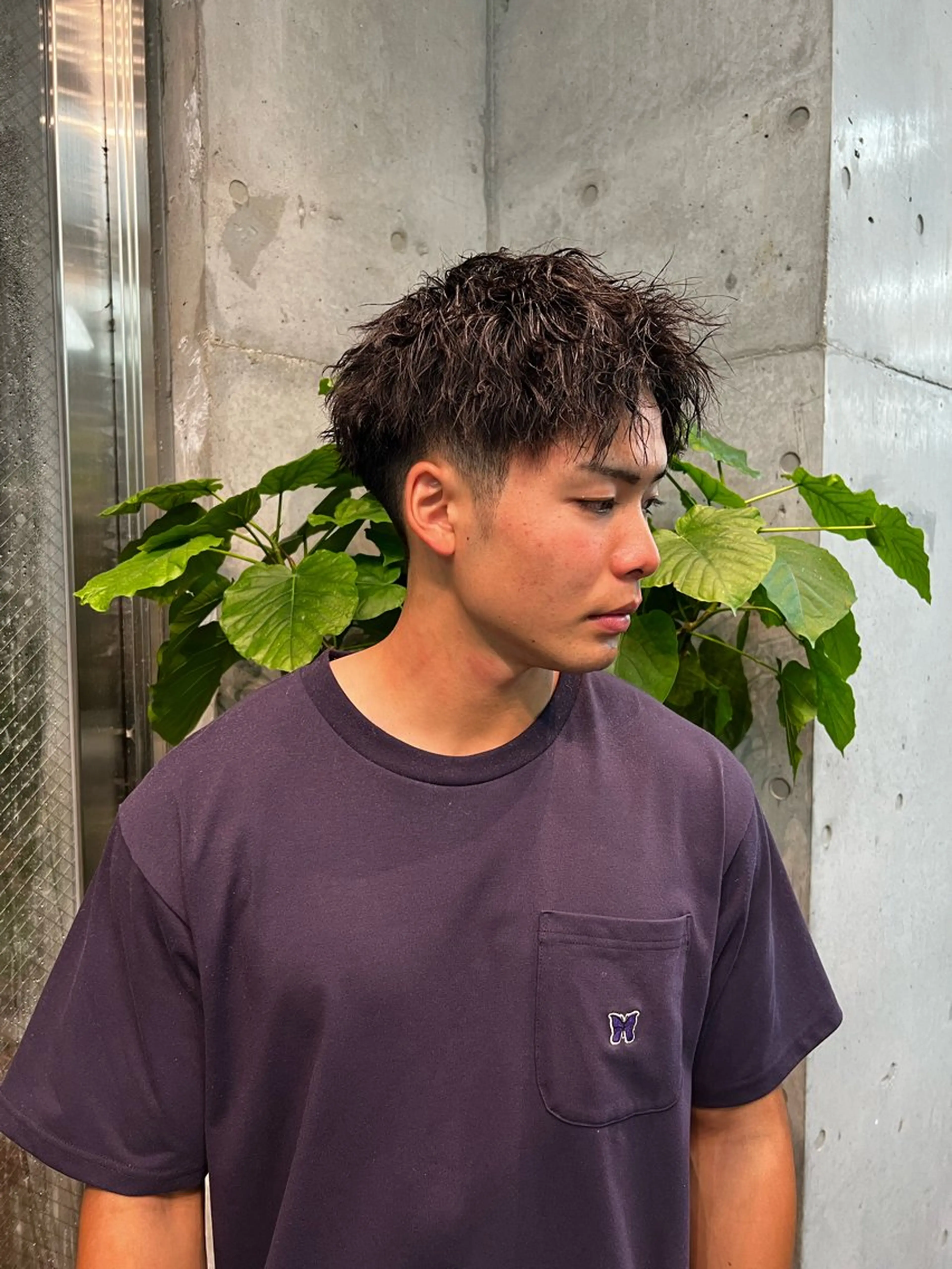 ショート パーマ メンズ メンズパーマ カット パーマ spin-off shift所属・メンズ特化美容師 /たけしのヘアスタイル