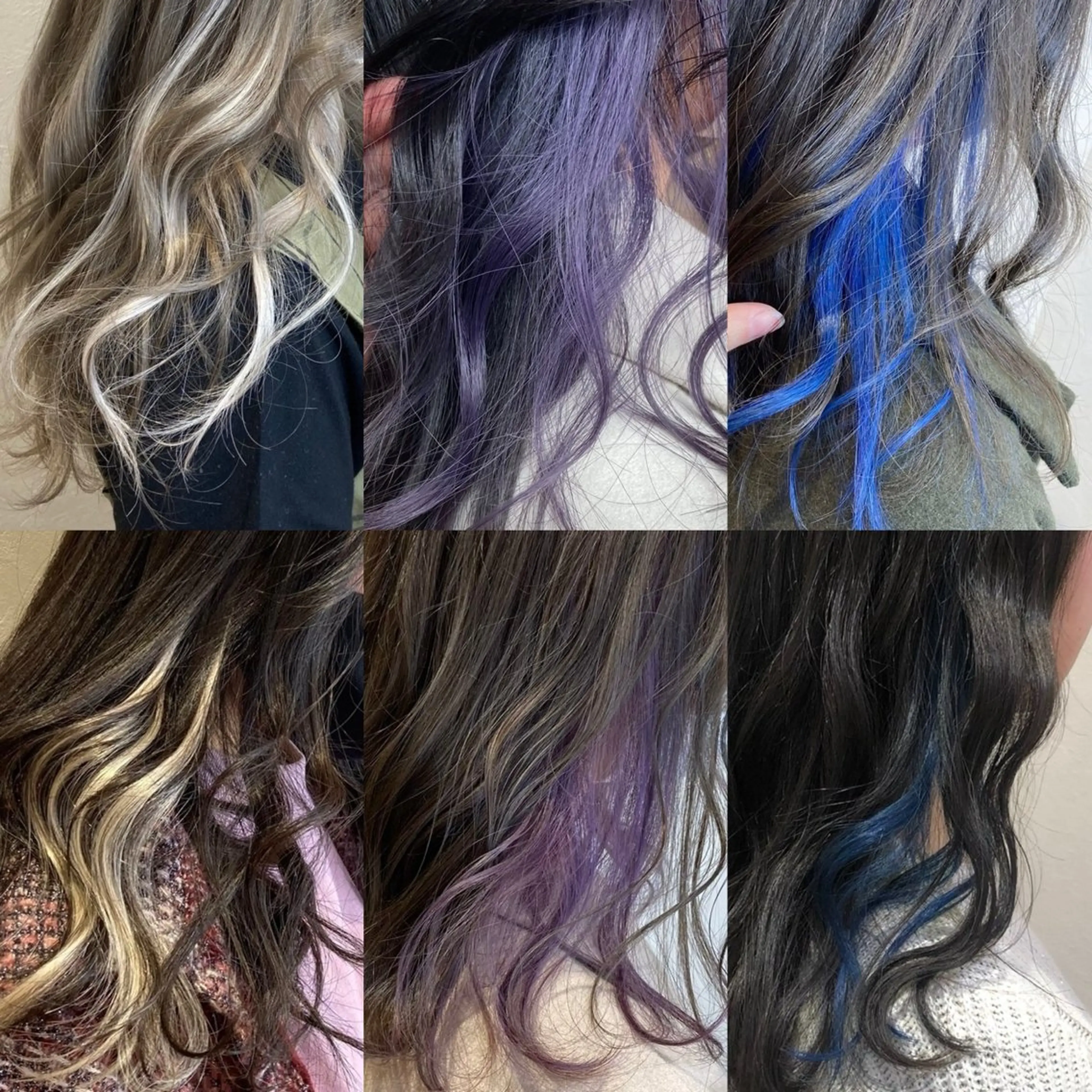 ロング SOU/エクステ /ダブルカラーのヘアスタイル