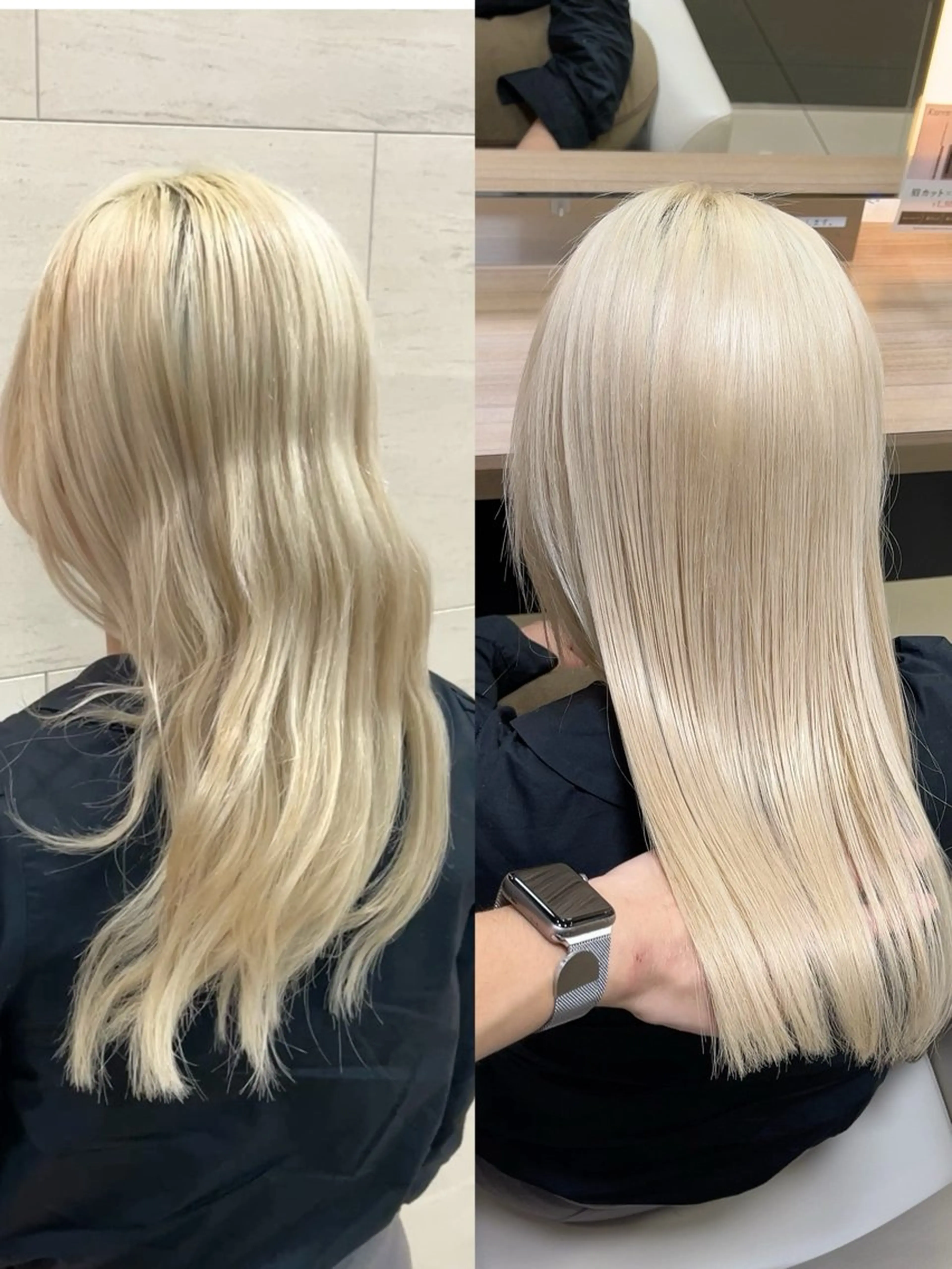 セミロング 髪質改善 縮毛矯正 トリートメント 酸性ストレート 髪質改善・酸性・ ストレート　Maruのヘアスタイル