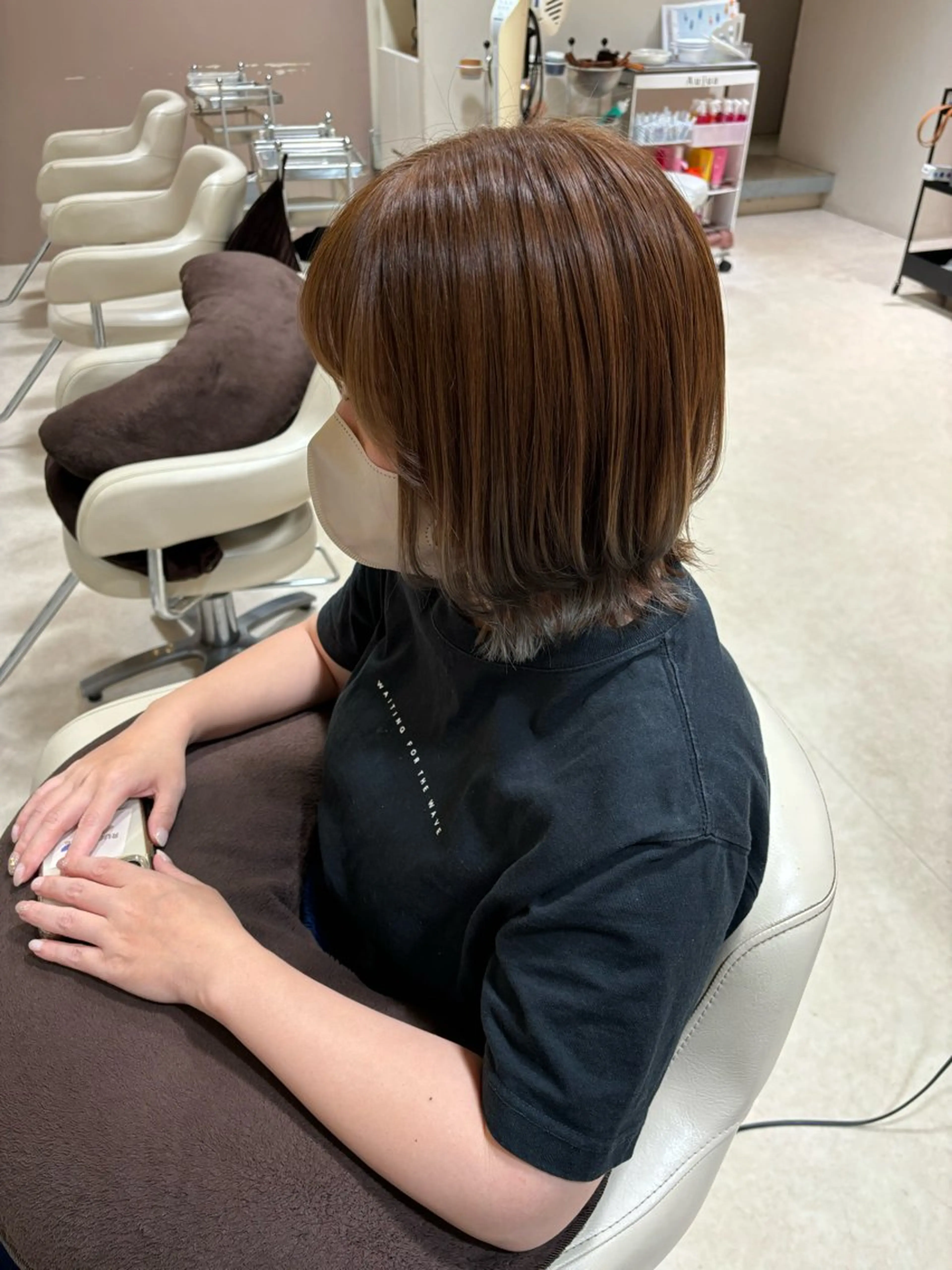ミディアム 南 颯七のヘアスタイル