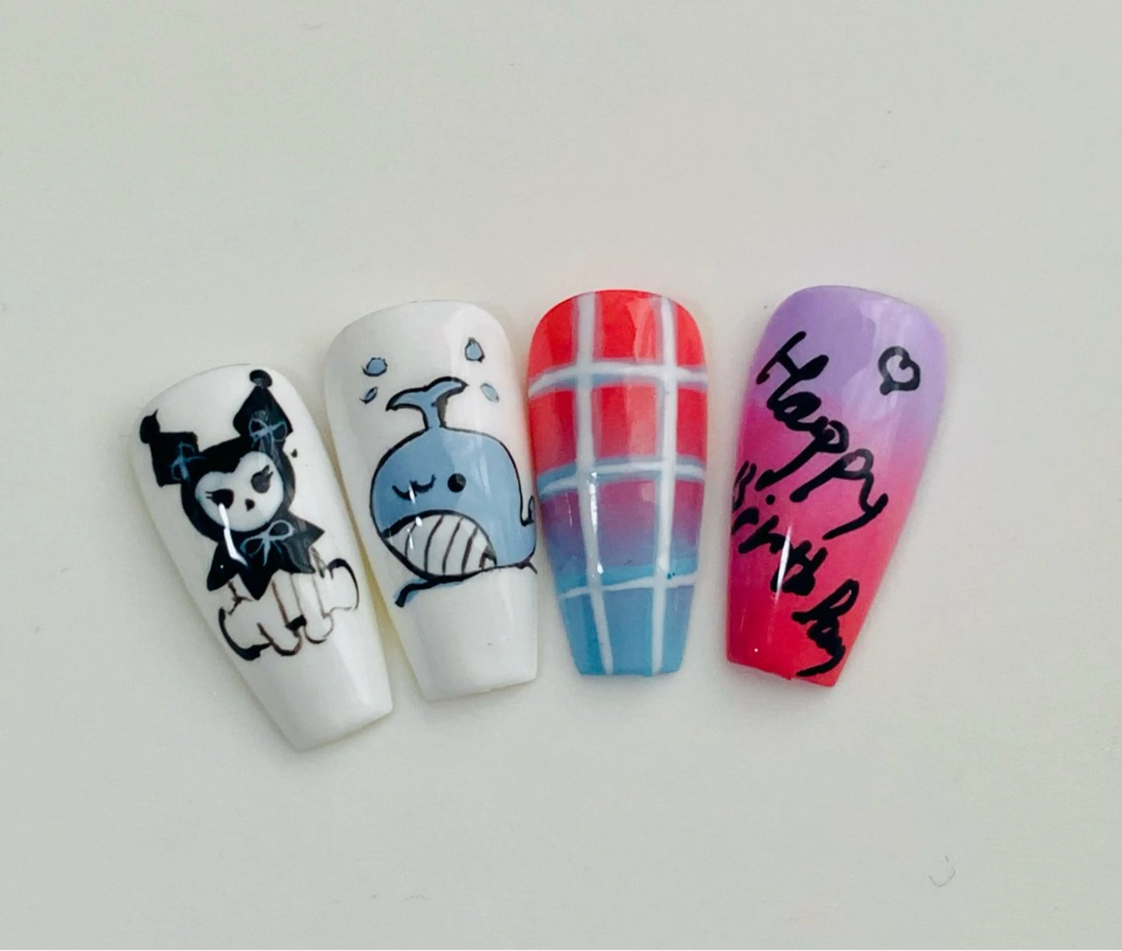 ネイル アートネイル 銀河_ Chan nailsのネイルデザイン