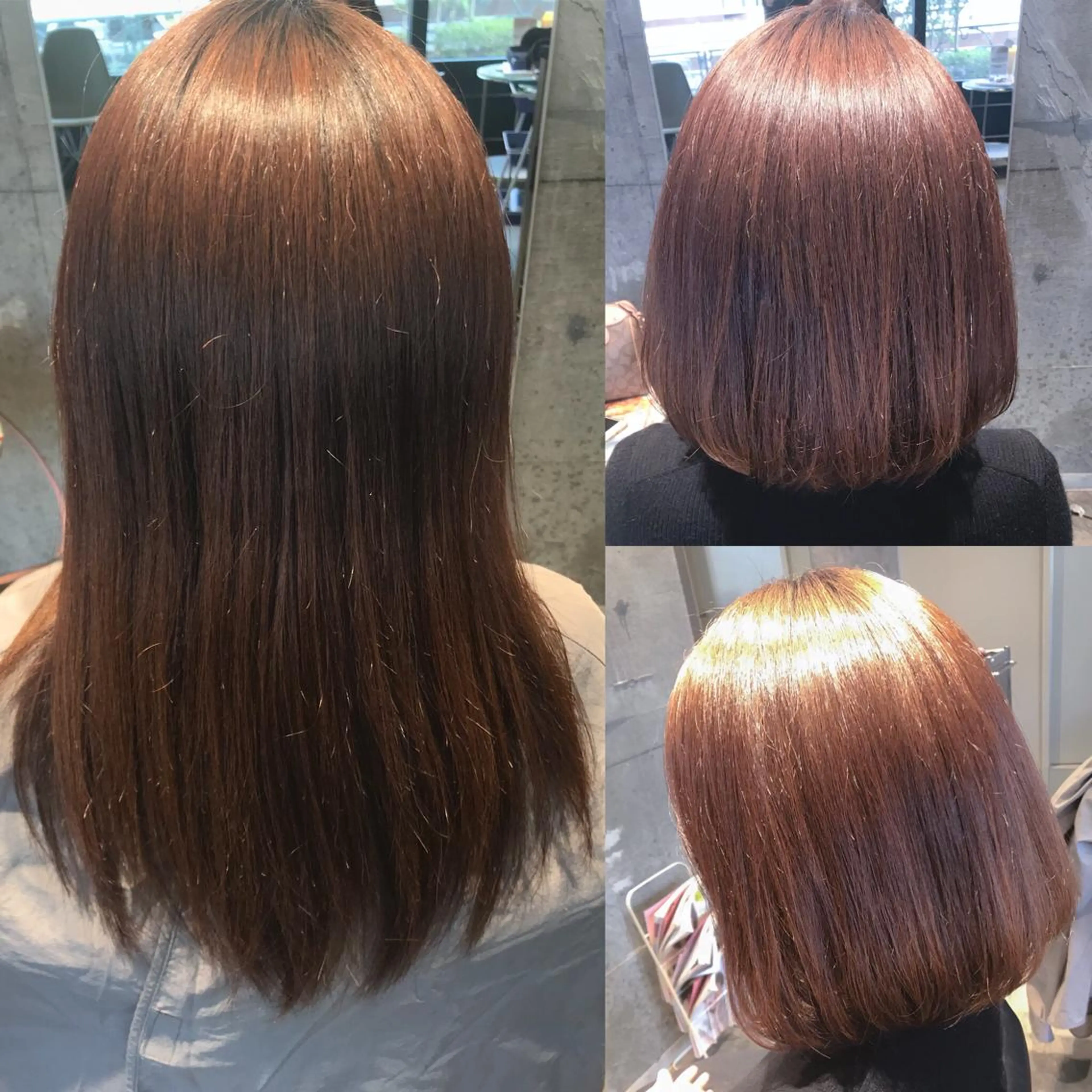 ミディアム カラー ヘアアレンジ リボンズシー 釘嶋のヘアスタイル