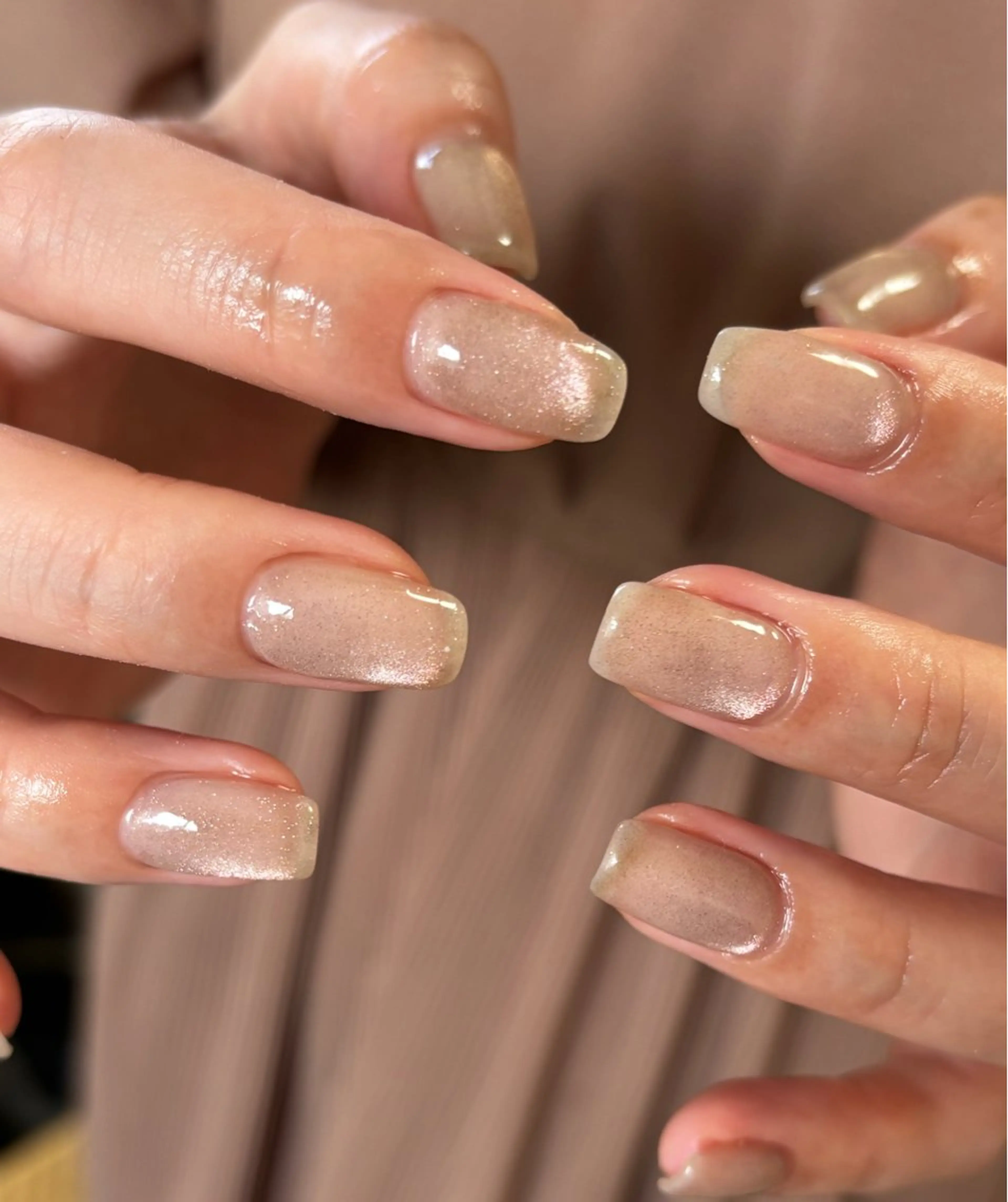 ネイル ジェルネイル キラキラネイル マグネットネイル ニュアンスネイル オフィスネイル ハンドネイル tamu nail 　金町のネイルデザイン