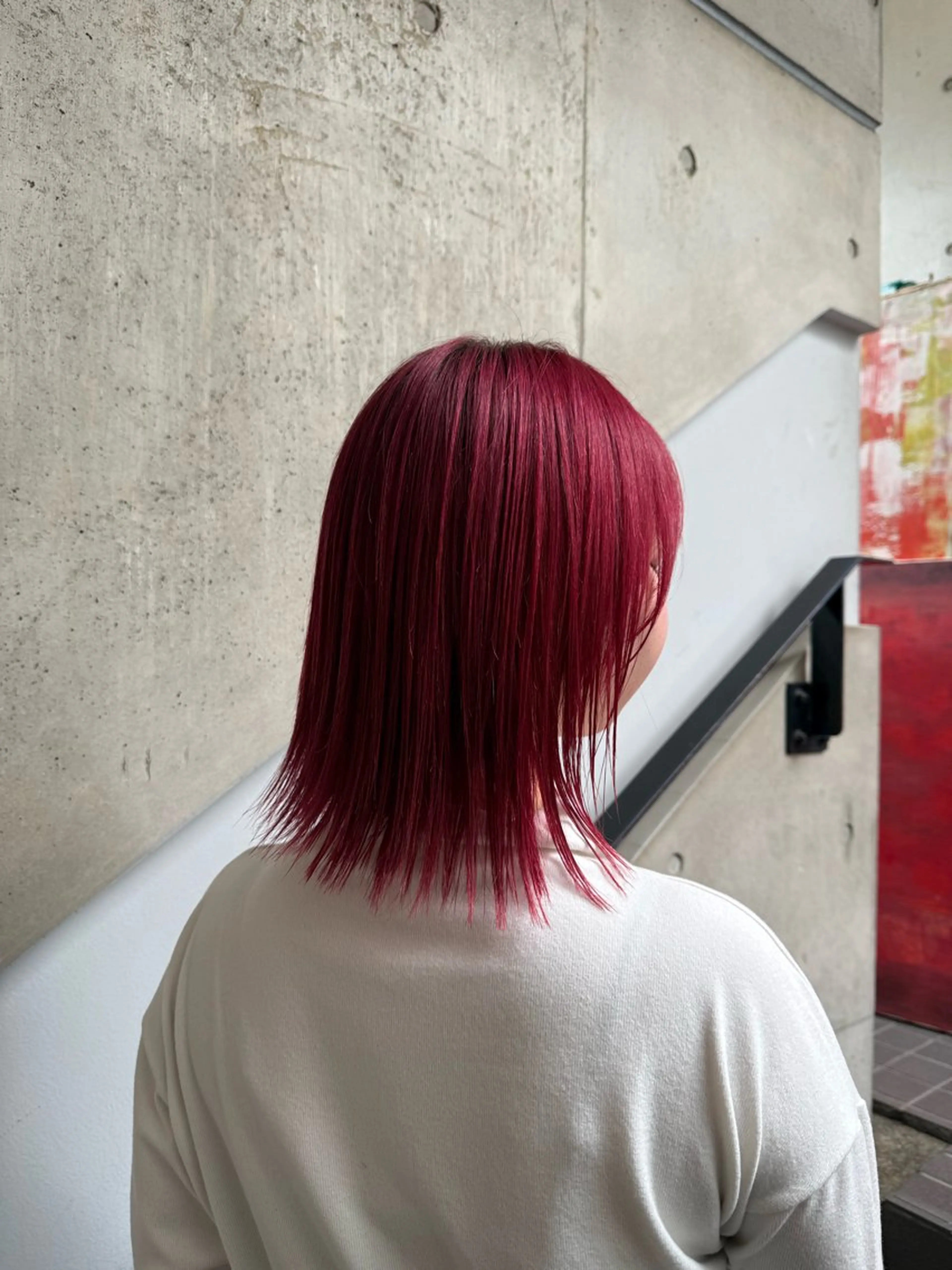 ミディアム カラー カット ヘアカラー トリートメント MINX aoyama所属・荻野 宗一郎のヘアスタイル
