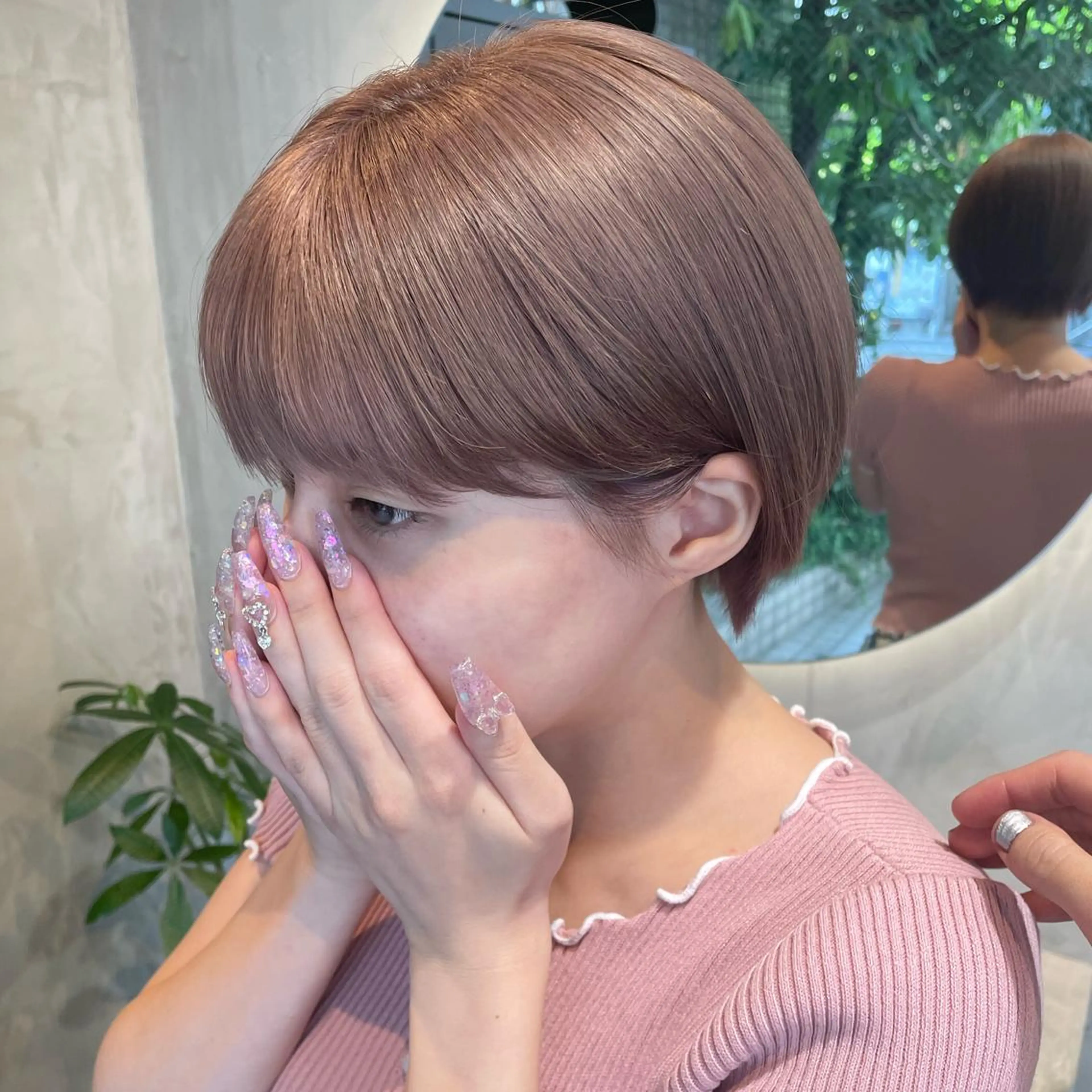 ショート カラー ヘアカラー ヤマモト マイのヘアスタイル