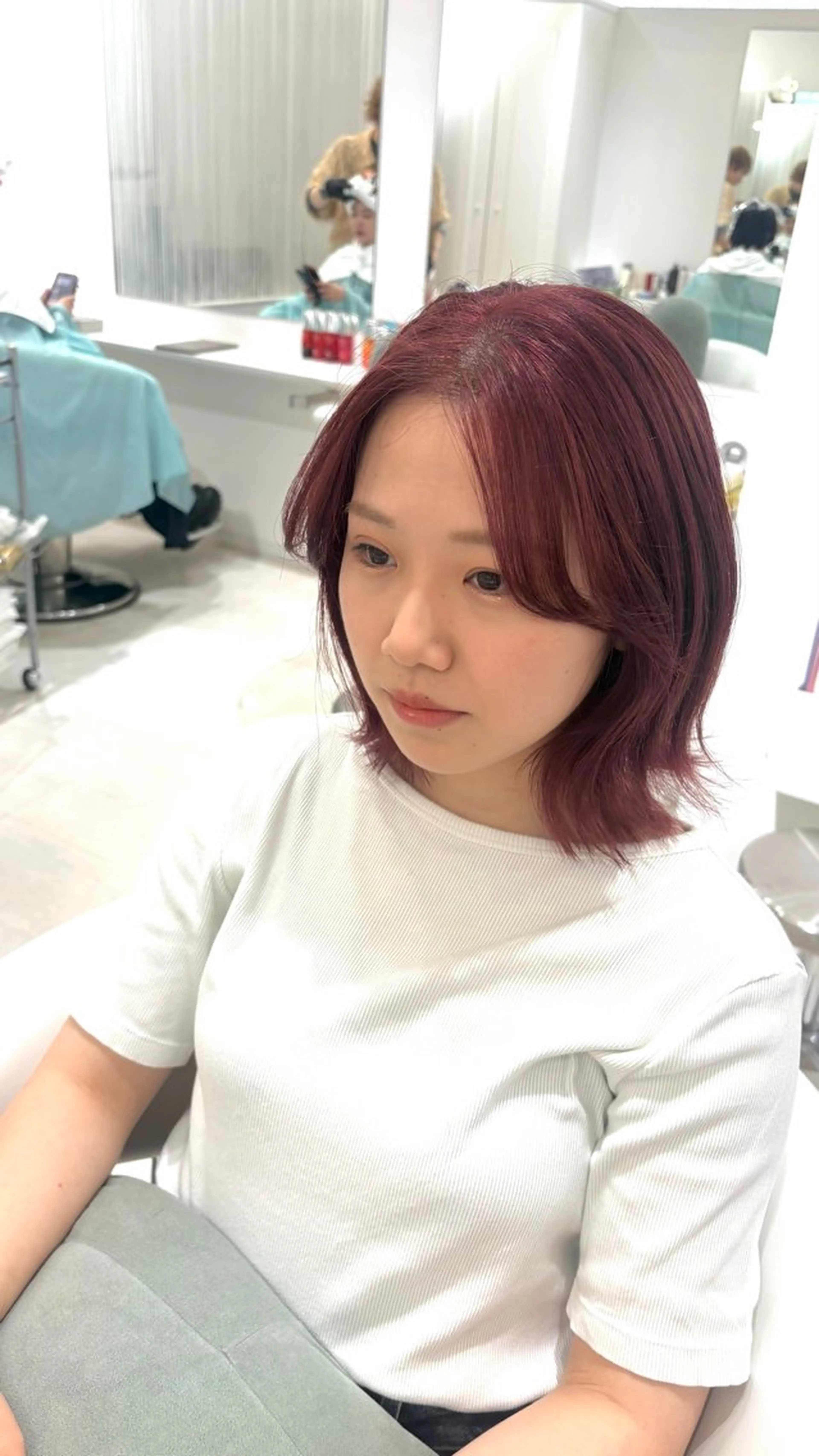 ミディアム カラー ヘアカラー Parve Mix￤ 石原 響子🧸のヘアスタイル