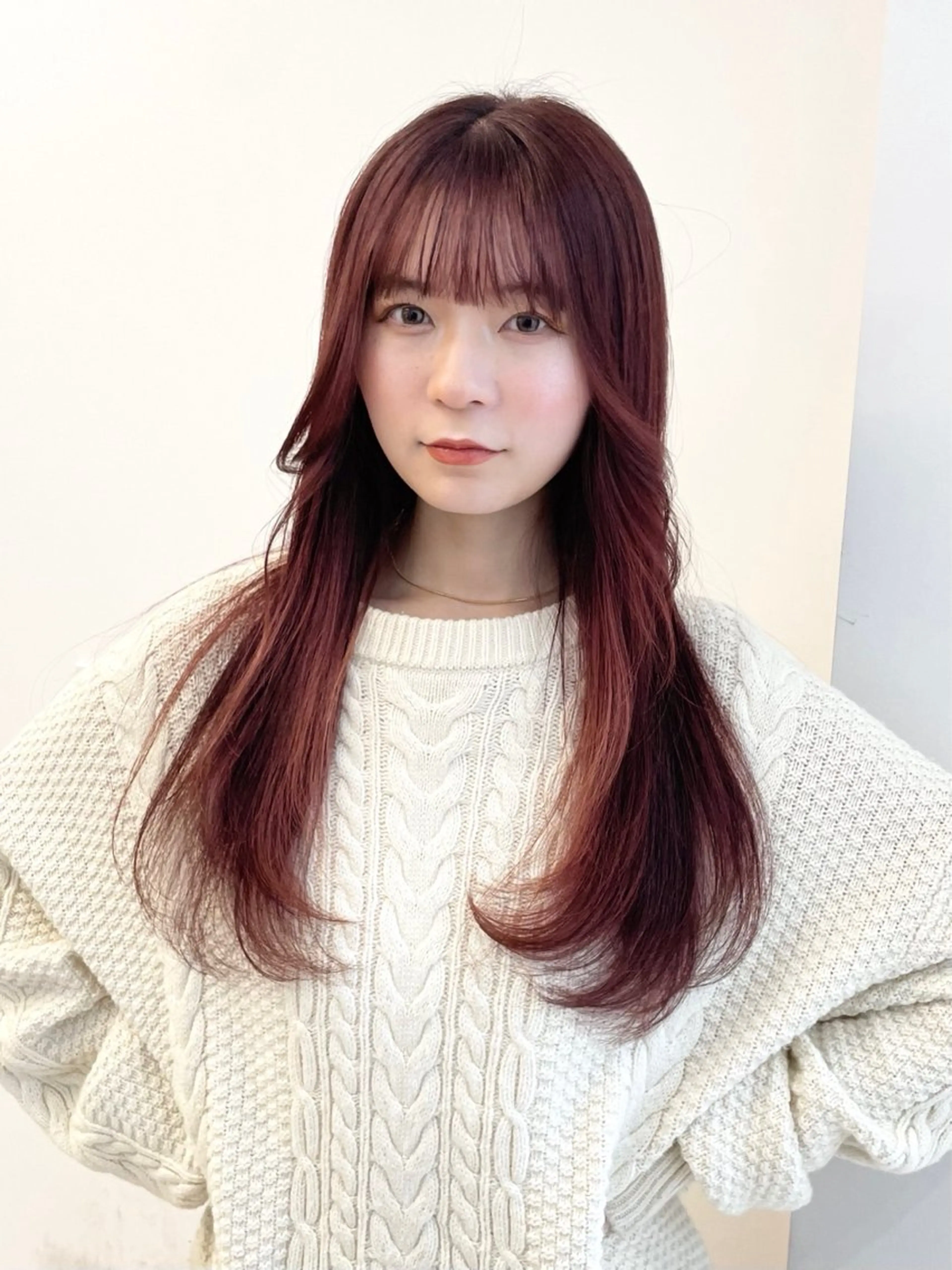 セミロング 艶髪/髪質改善 ナカムラのヘアスタイル