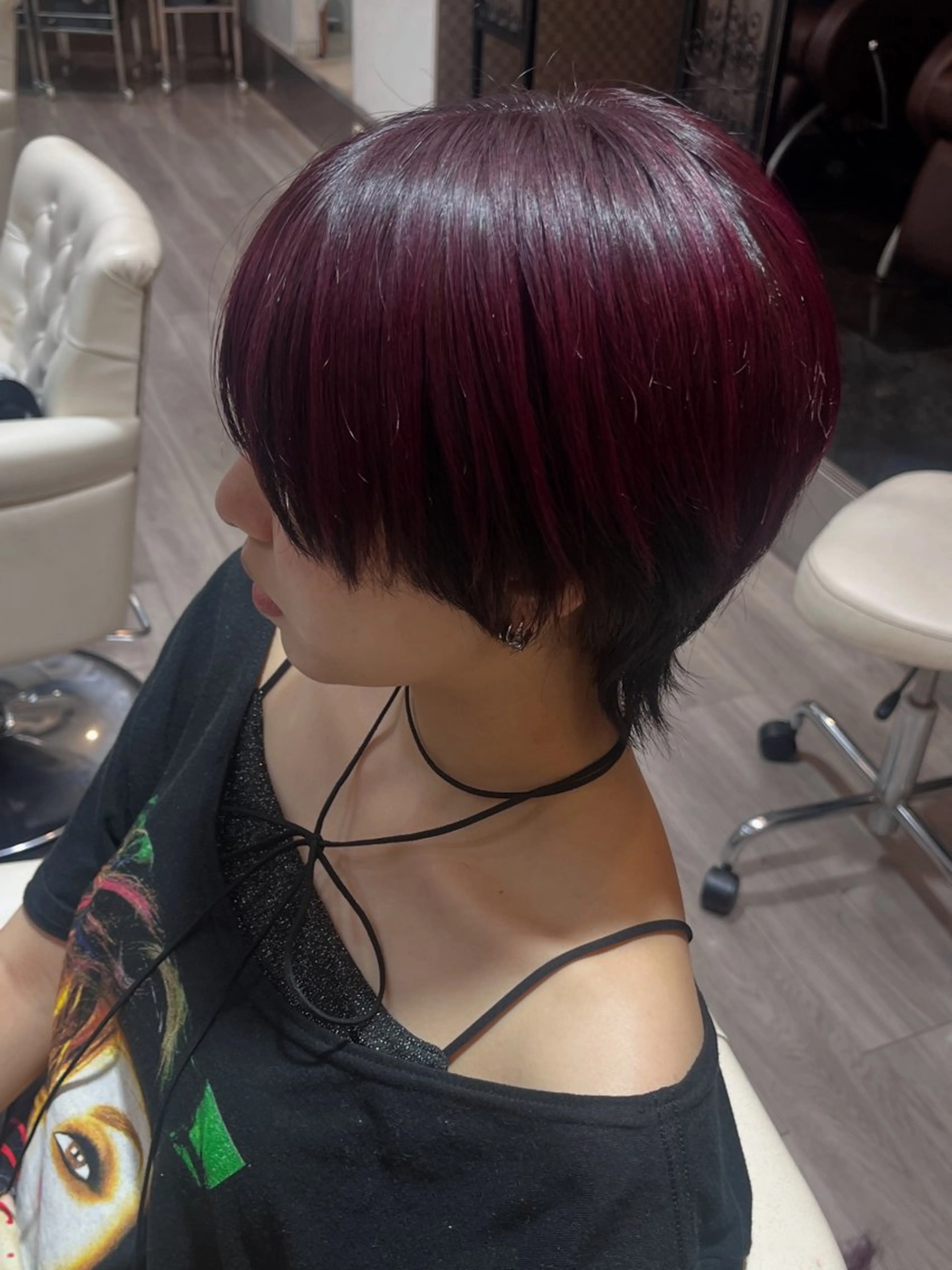 ショート カラー ヘアカラー ヘアーメイクWiLL梅田店所属・艶カラー✨／ 荒堀 結香のヘアスタイル