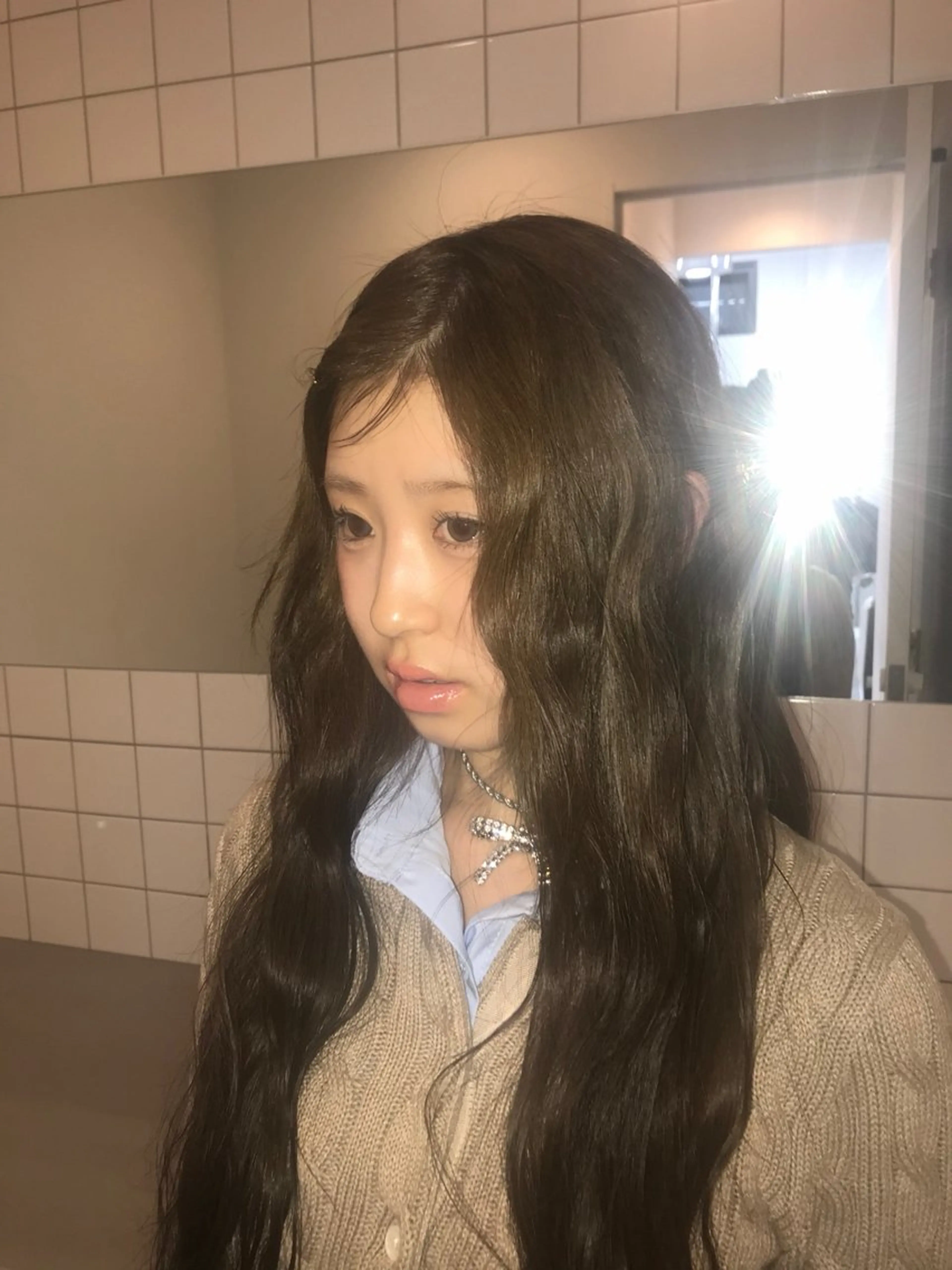 ロング runa/パーマ /ブリーチモデルのヘアスタイル