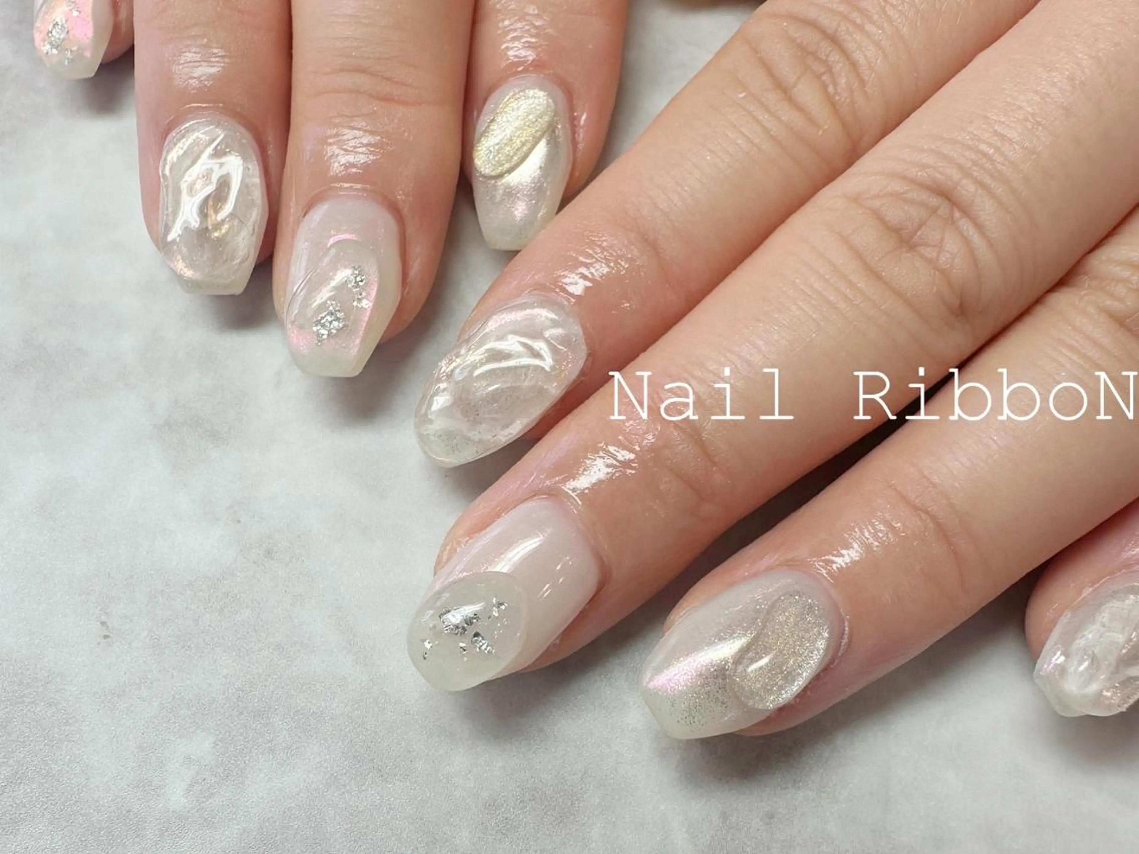 ネイル ネイルリボン 石田のネイルデザイン
