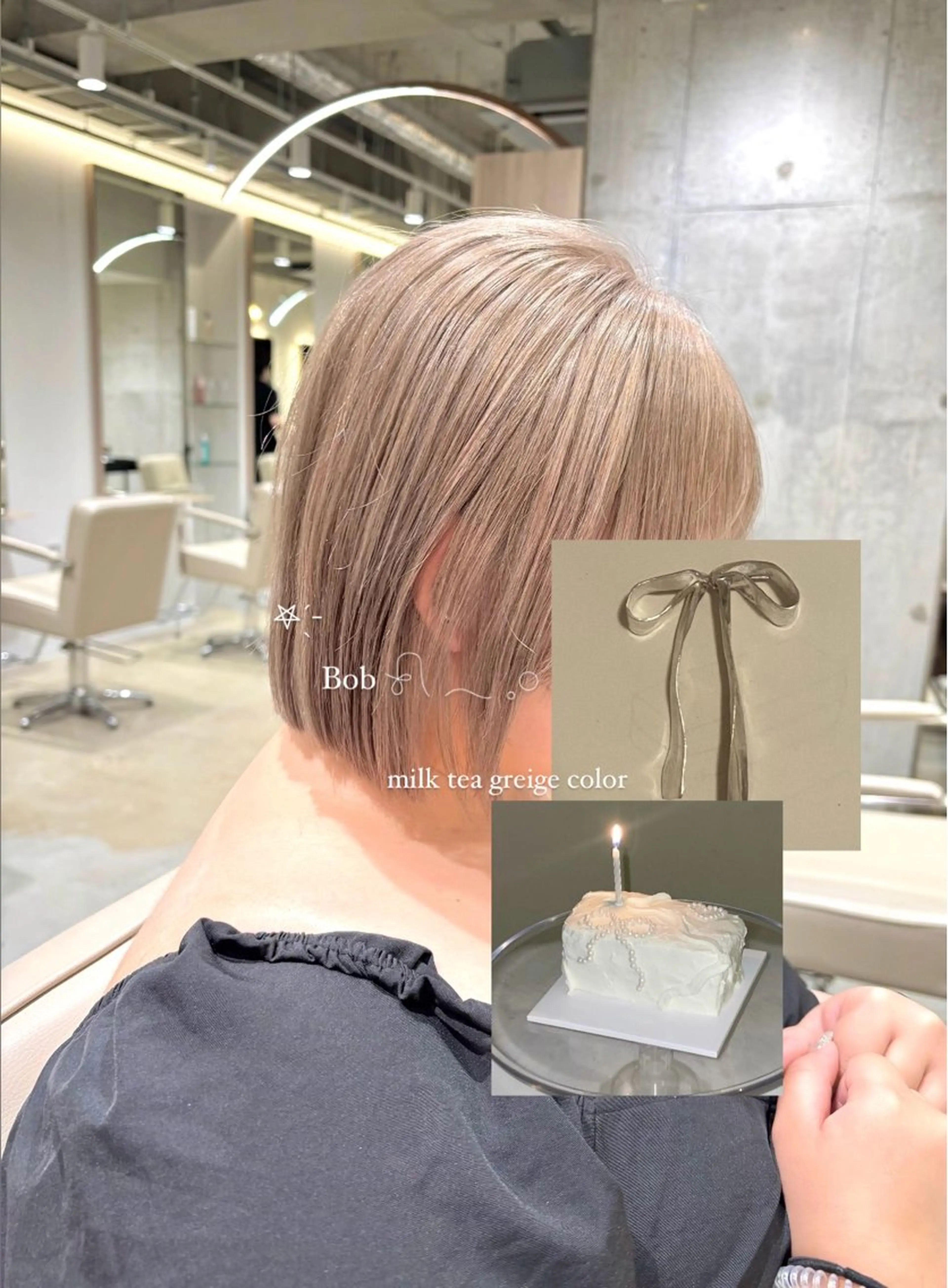 ショート カラー カット ヘアカラー ヘッドスパ 透明感カラー・レイヤ ー🎀amika🎀のヘアスタイル