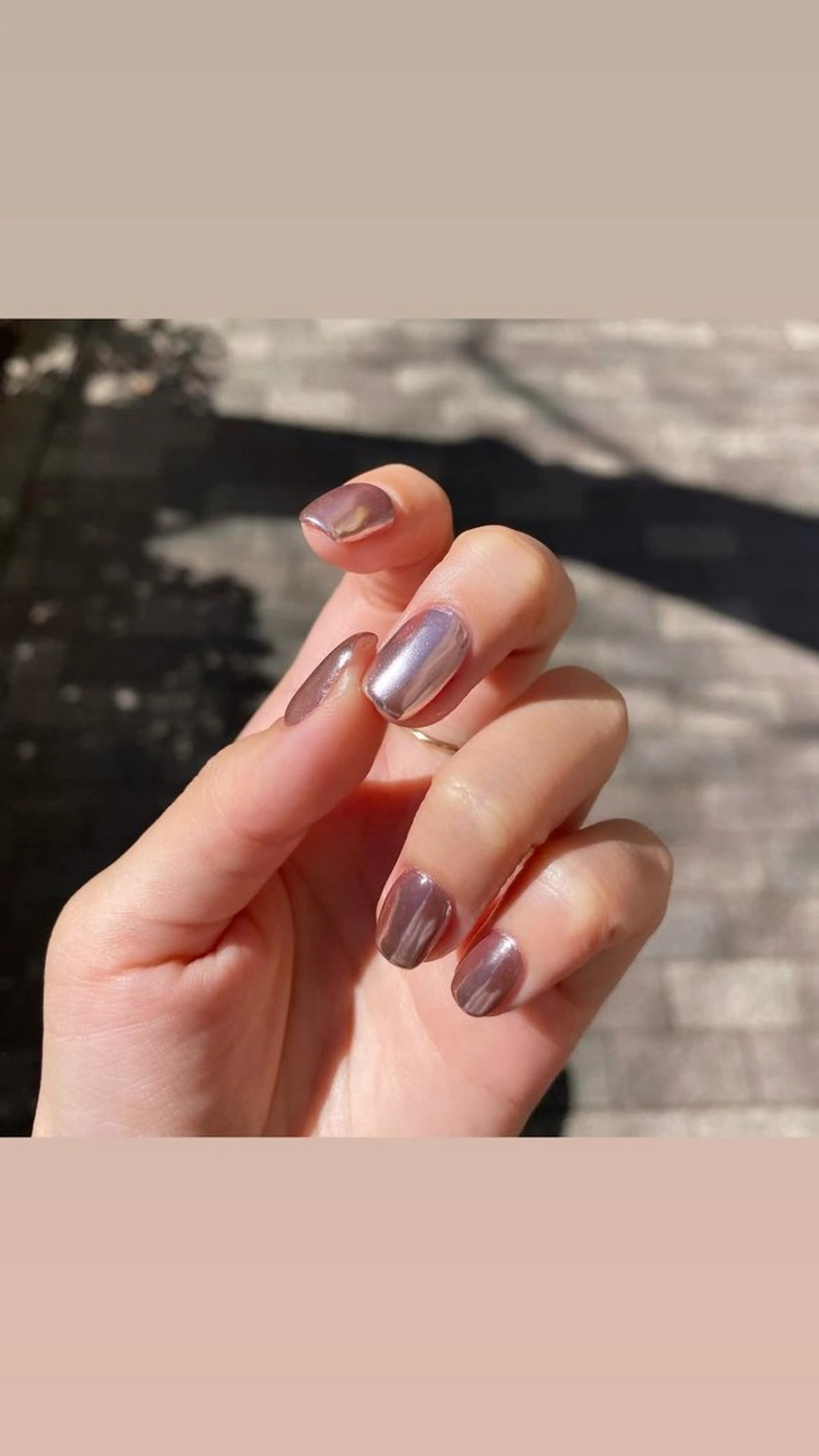 《練習モデル》【one color】ミラーネイル3色の中からお選びいただけます🪽 10,000円→5,500円の写真