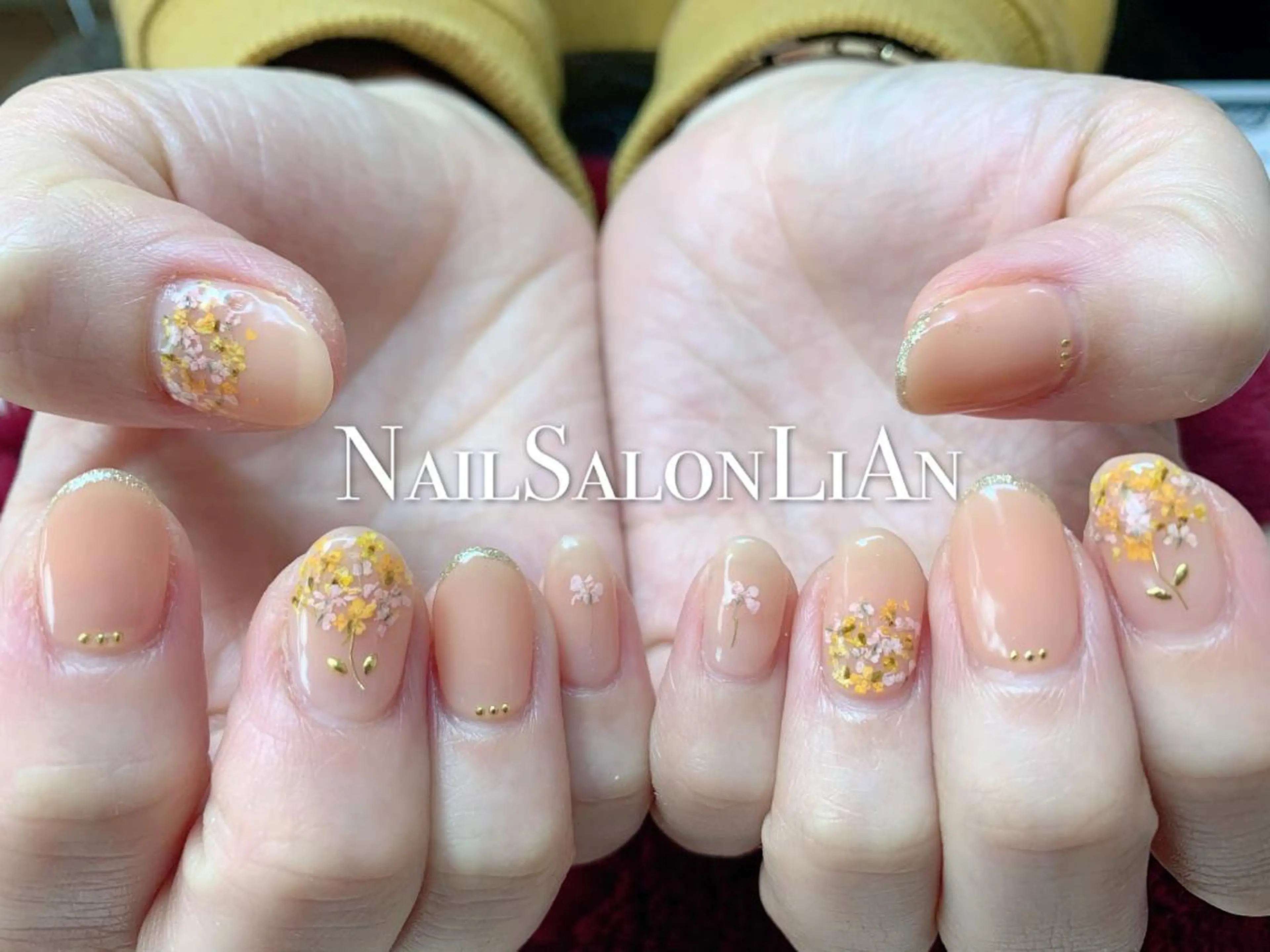 ネイル 持ち込み ハンドネイル NailSalon LiAnのネイルデザイン