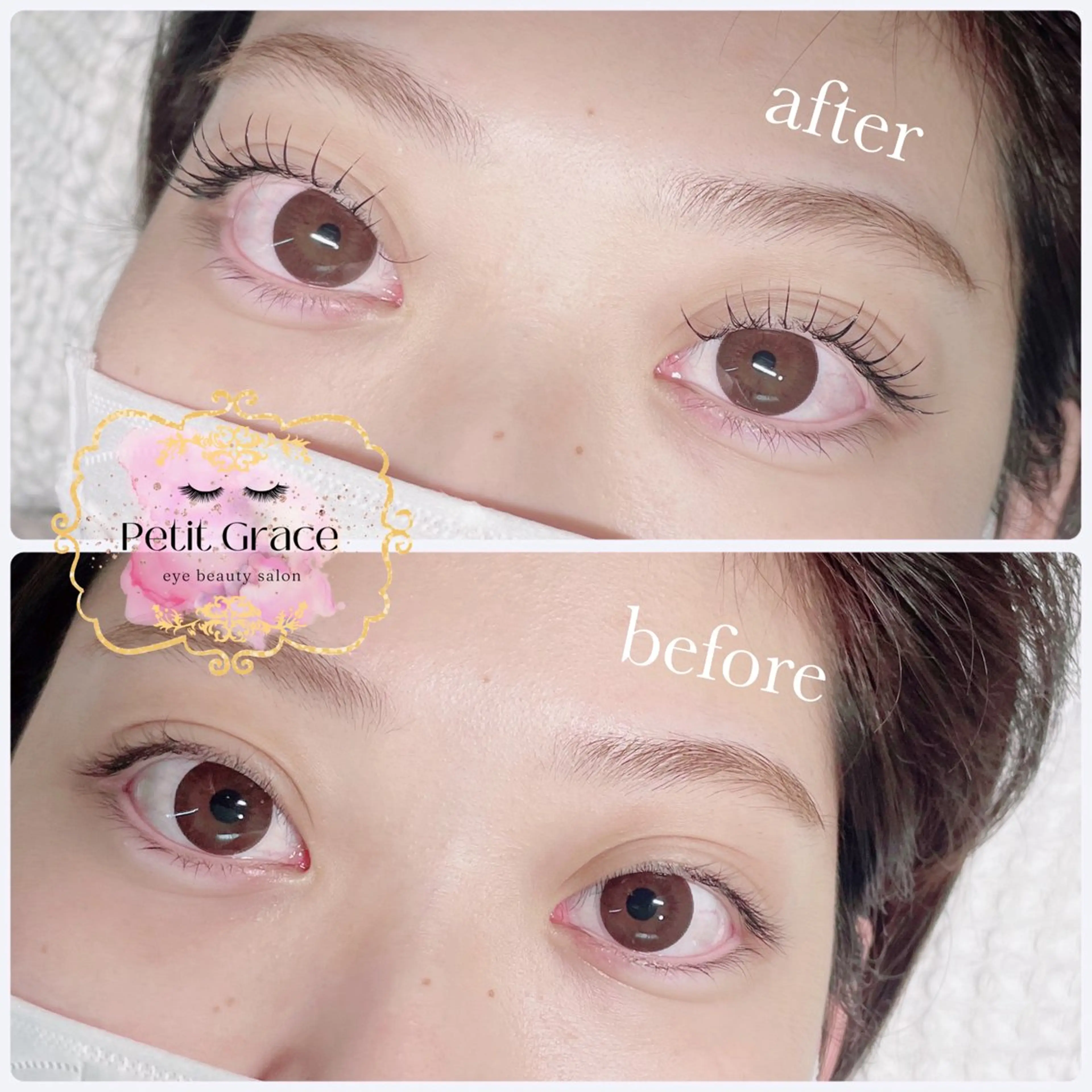 マツエク・マツパ フラットラッシュ Petit graceのマツエク・マツパデザイン